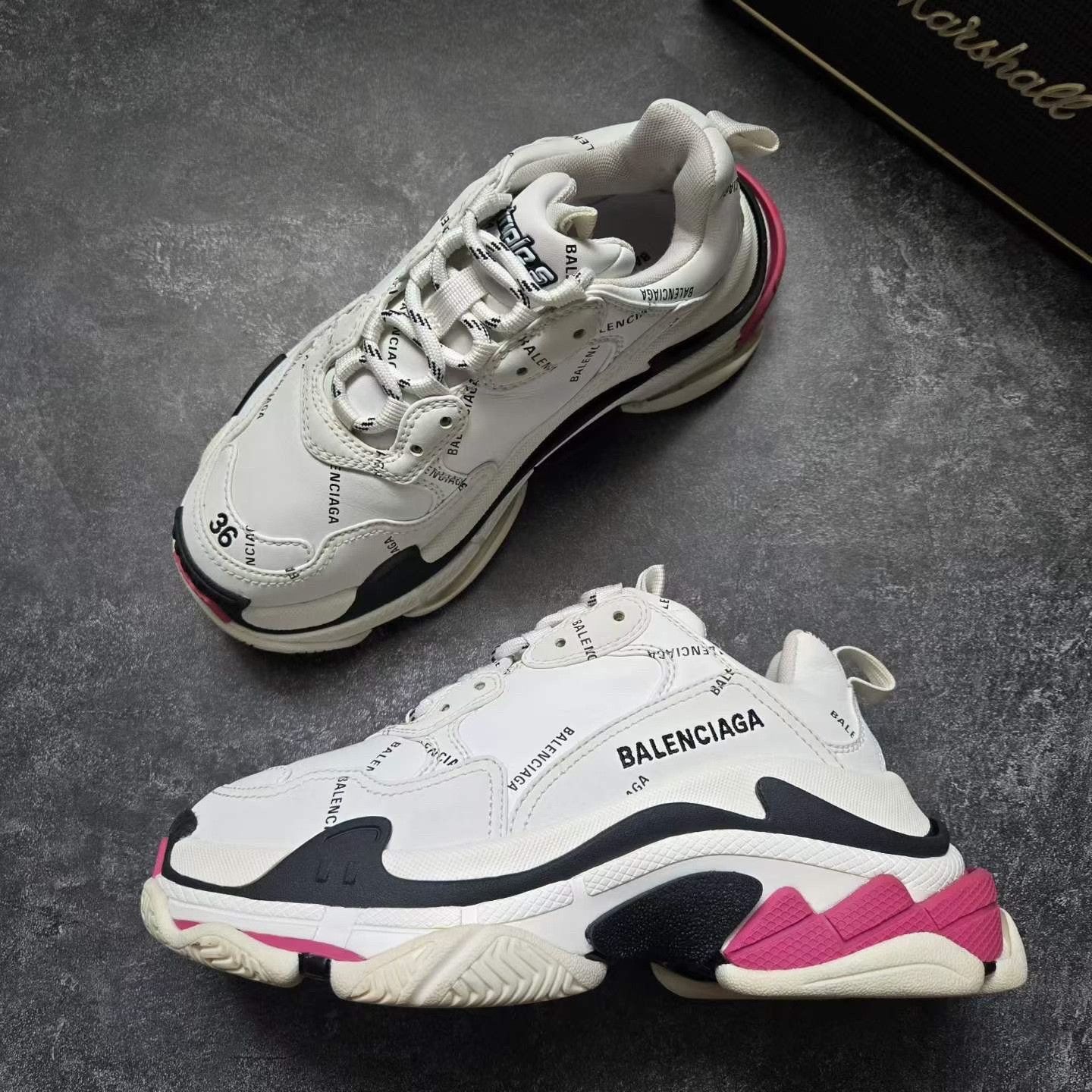 Balenciaga Balenciaga Pink Lowtop Sneakers S Women Size US 6 / IT 36 - 4 Thumbnail