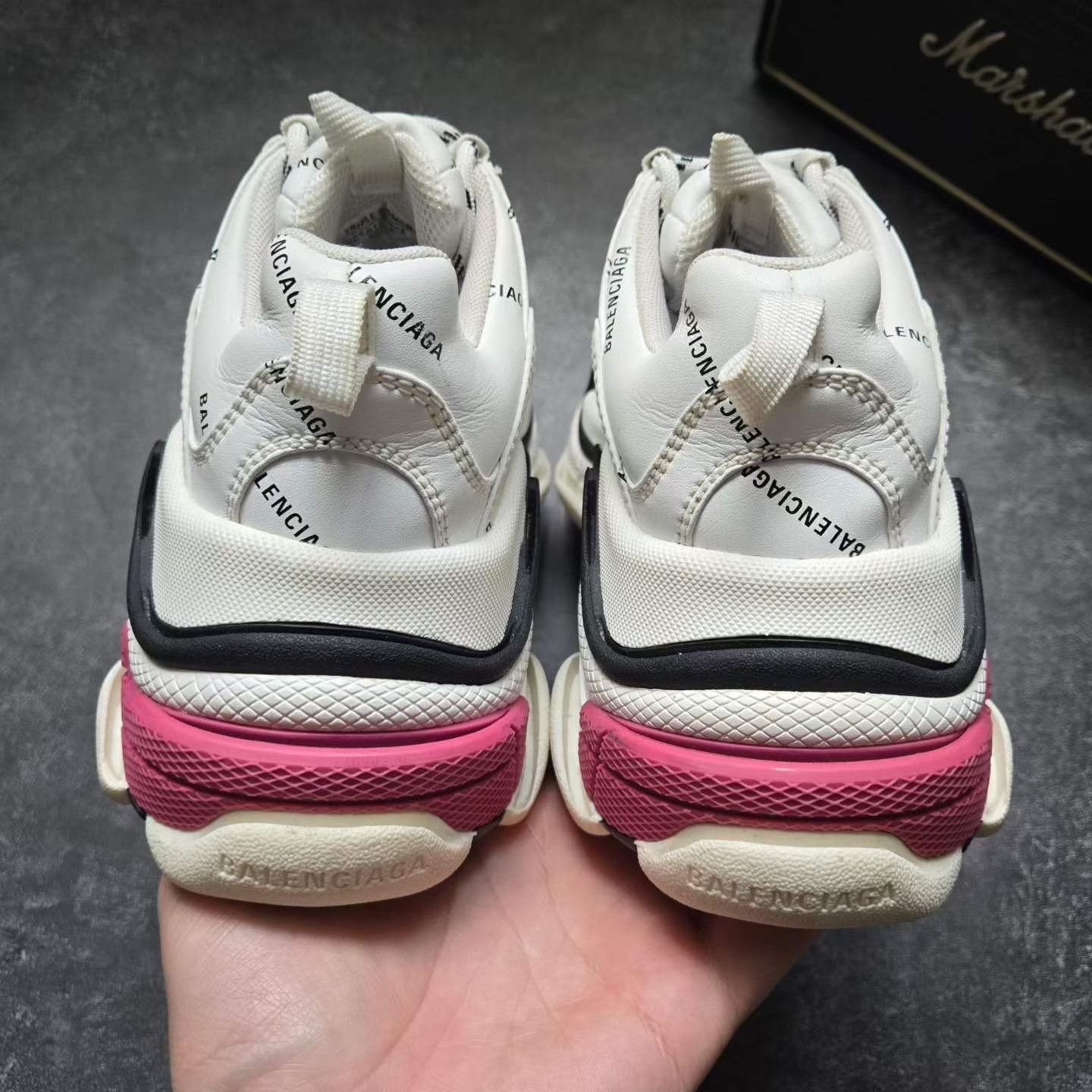 Balenciaga Balenciaga Pink Lowtop Sneakers S Women Size US 6 / IT 36 - 3 Thumbnail