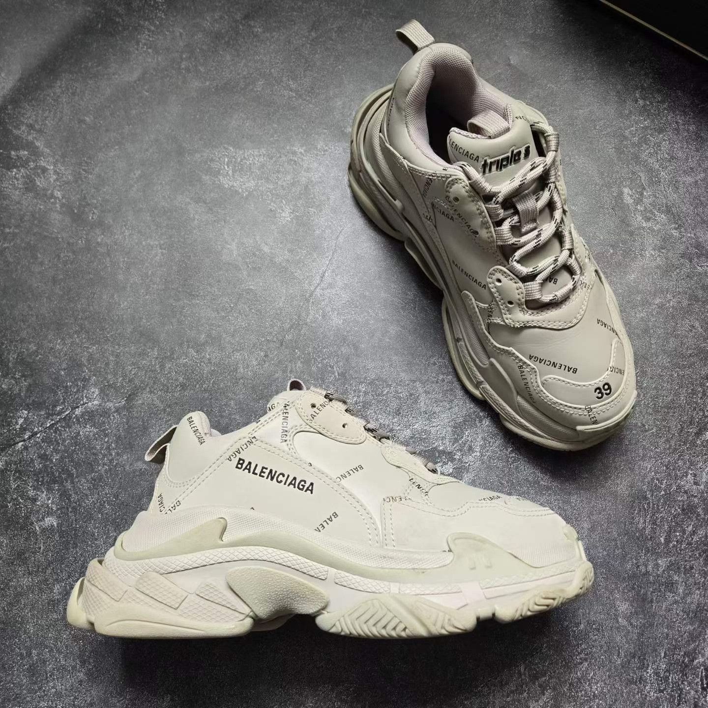 Balenciaga Balenciaga Gray Lowtop Sneakers S Men Size US 10 / EU 43 - 6 Thumbnail