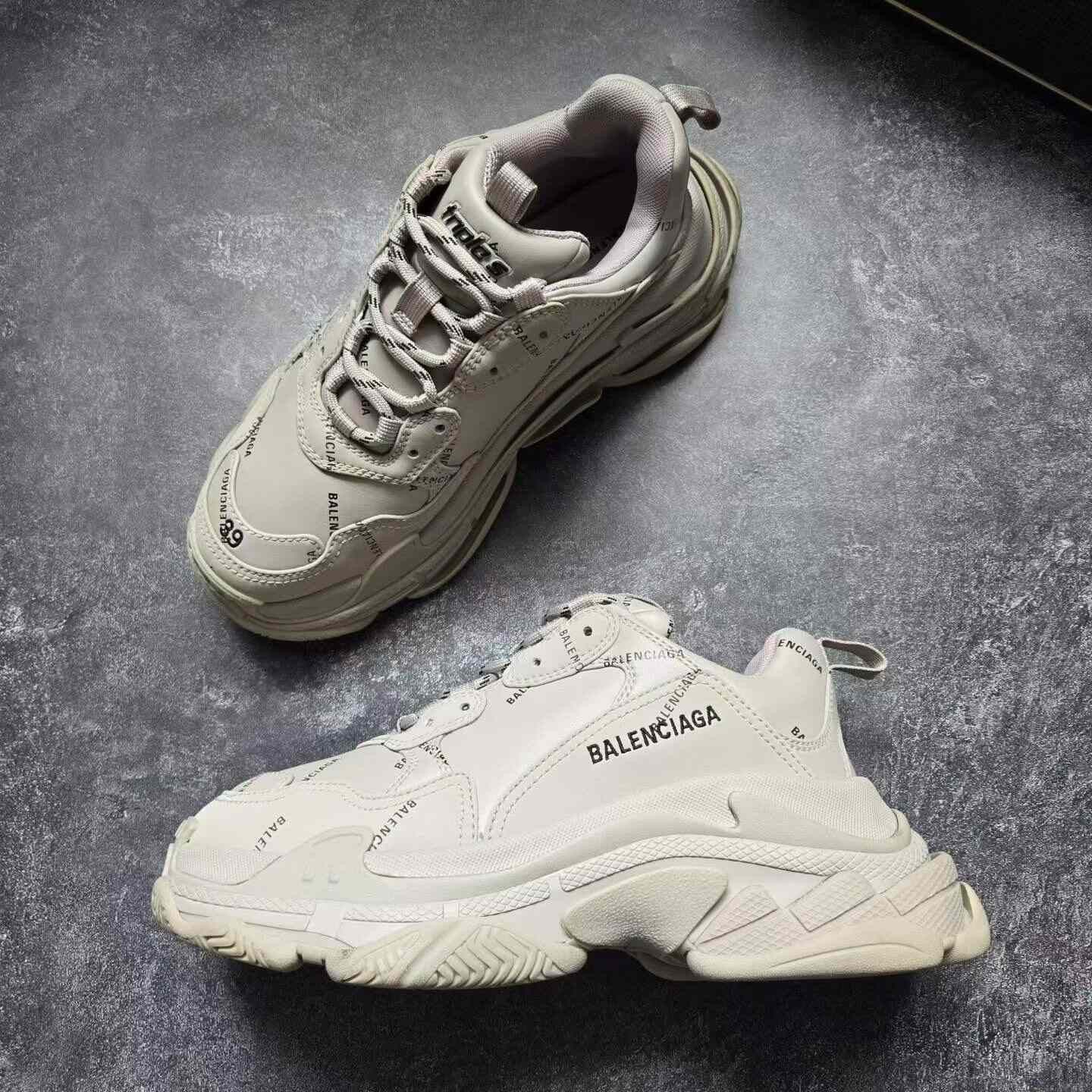 Balenciaga Balenciaga Gray Lowtop Sneakers S Men Size US 10 / EU 43 - 4 Thumbnail