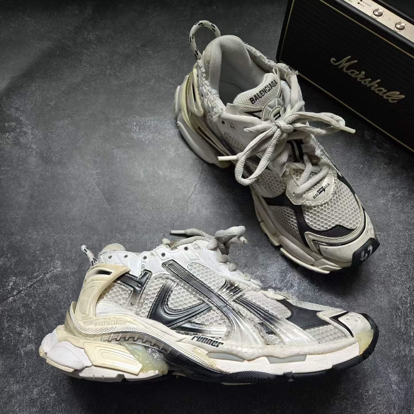 Balenciaga Balenciaga Running Black Lowtop Sneakers 42 Men Size US 9 / EU 42 - 6 Thumbnail