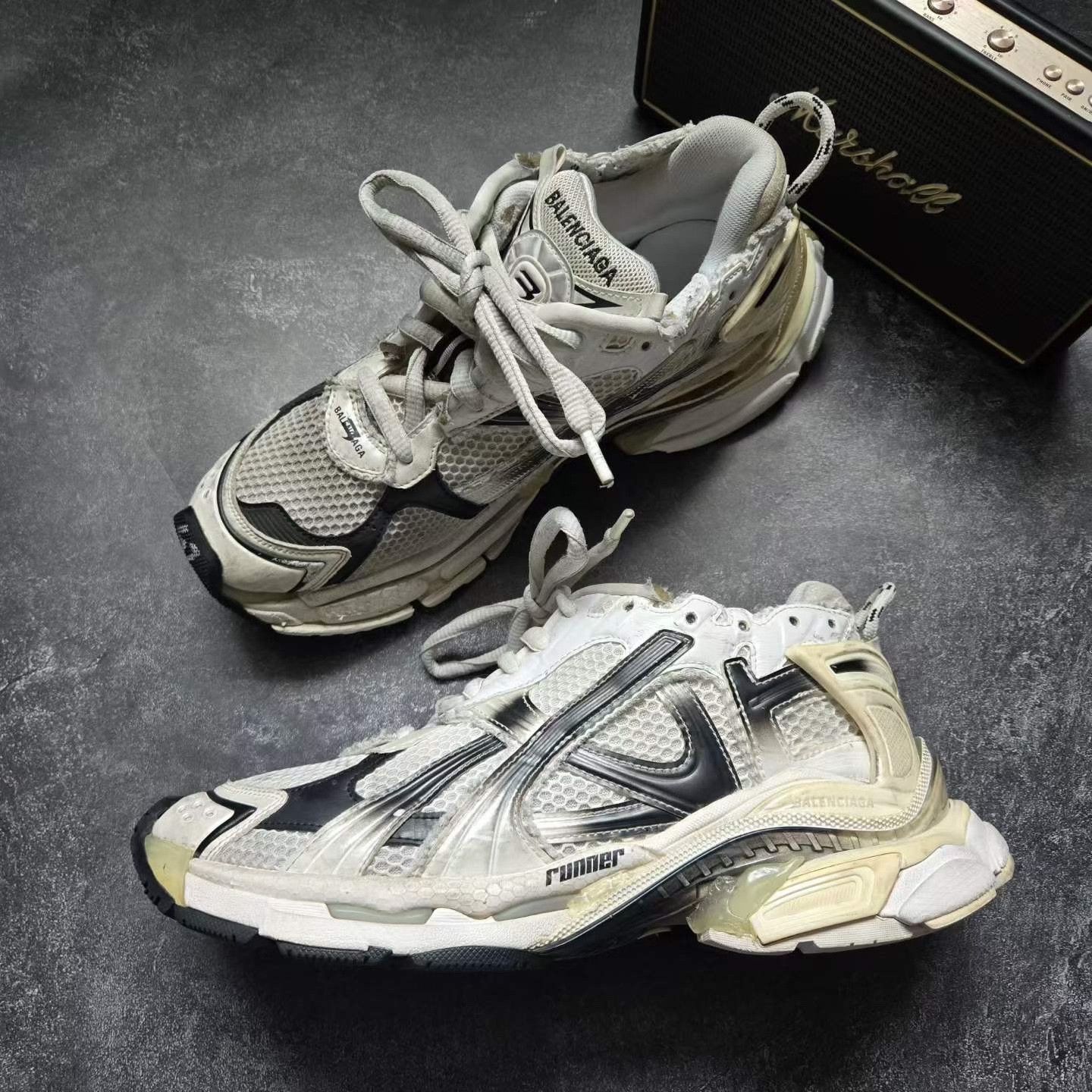 Balenciaga Balenciaga Running Black Lowtop Sneakers 42 Men Size US 9 / EU 42 - 4 Thumbnail