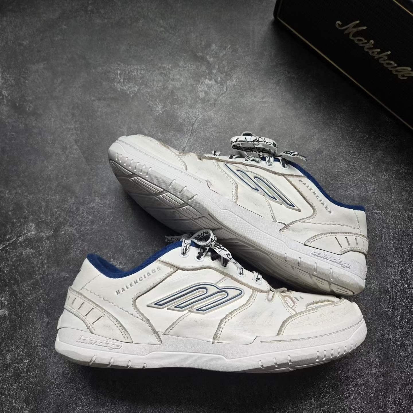 Balenciaga Balenciaga Blue Lowtop Sneakers 40 Men Size US 7.5 / EU 40-41 - 8 Thumbnail