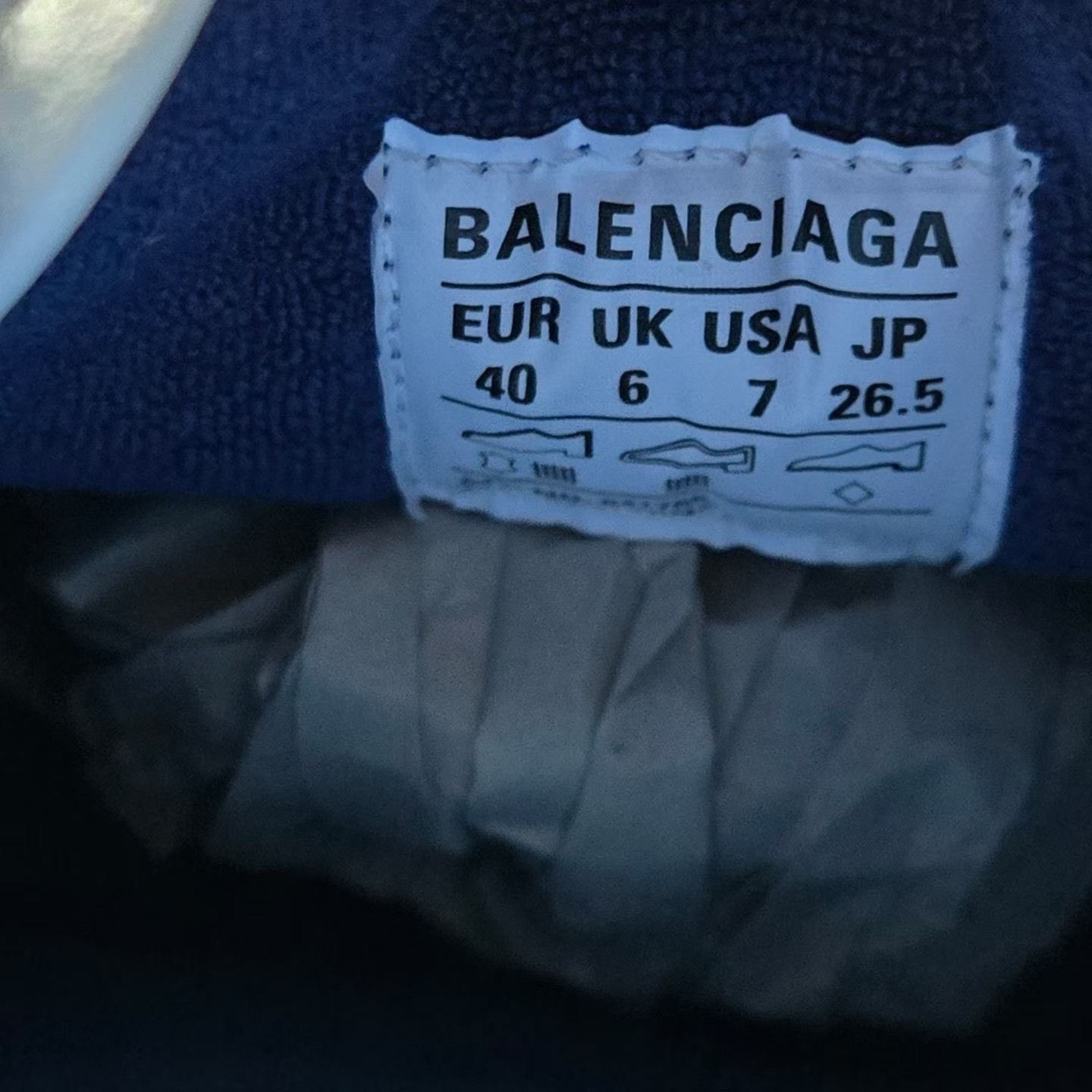 Balenciaga Balenciaga Blue Lowtop Sneakers 40 Men Size US 7.5 / EU 40-41 - 5 Thumbnail