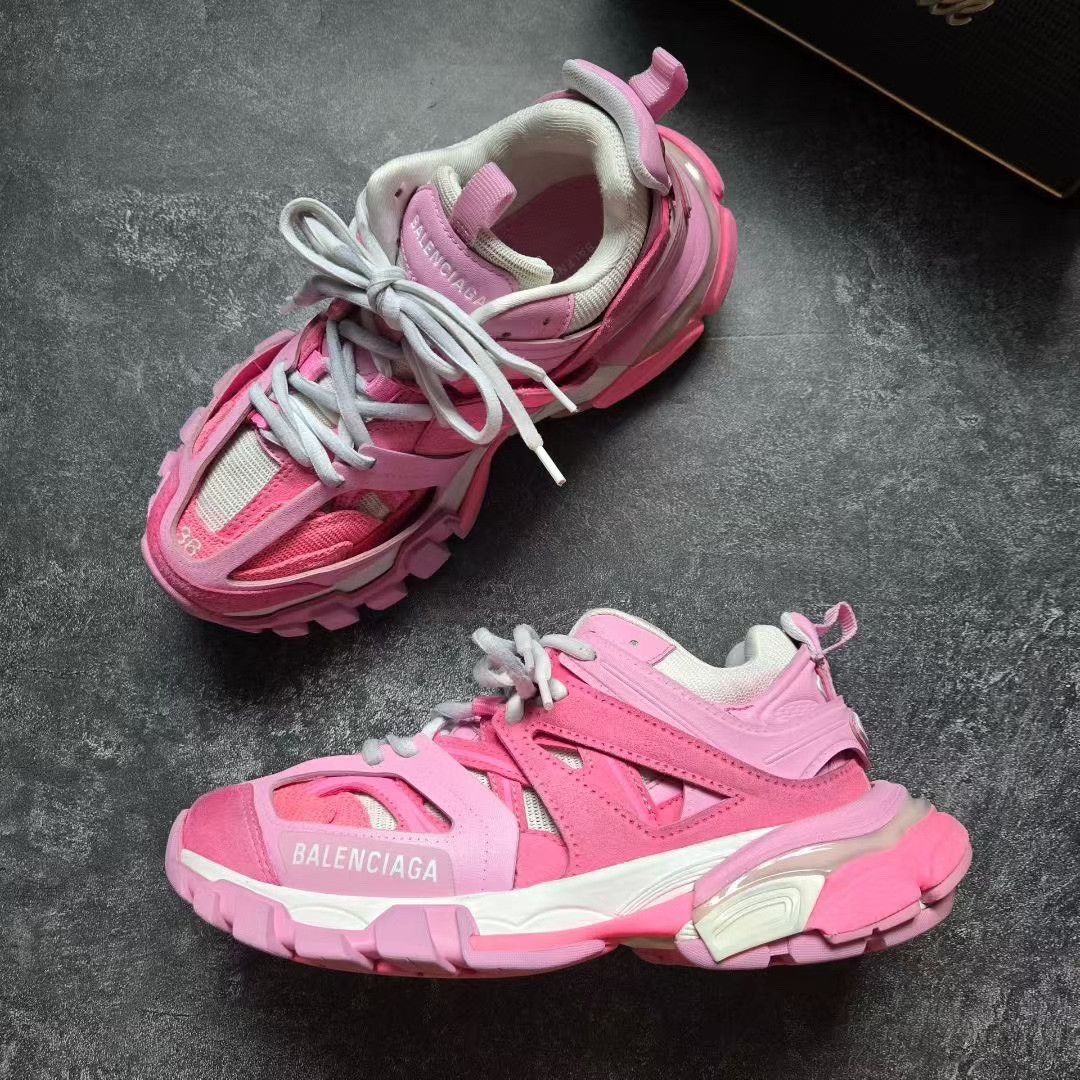 Balenciaga Balenciaga Pink Lowtop Sneakers 36 Women Size US 6 / IT 36 - 4 Thumbnail
