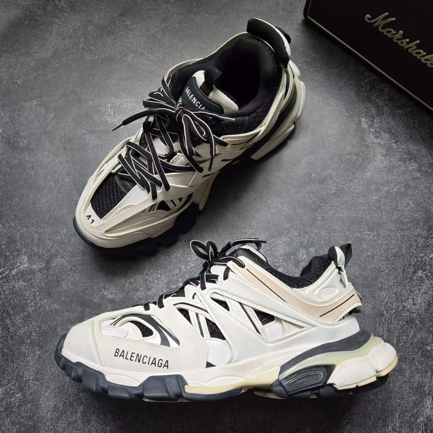 Balenciaga Balenciaga Patchwork Black Lowtop Sneakers 41 Men Size US 8.5 / EU 41-42 - 4 Thumbnail