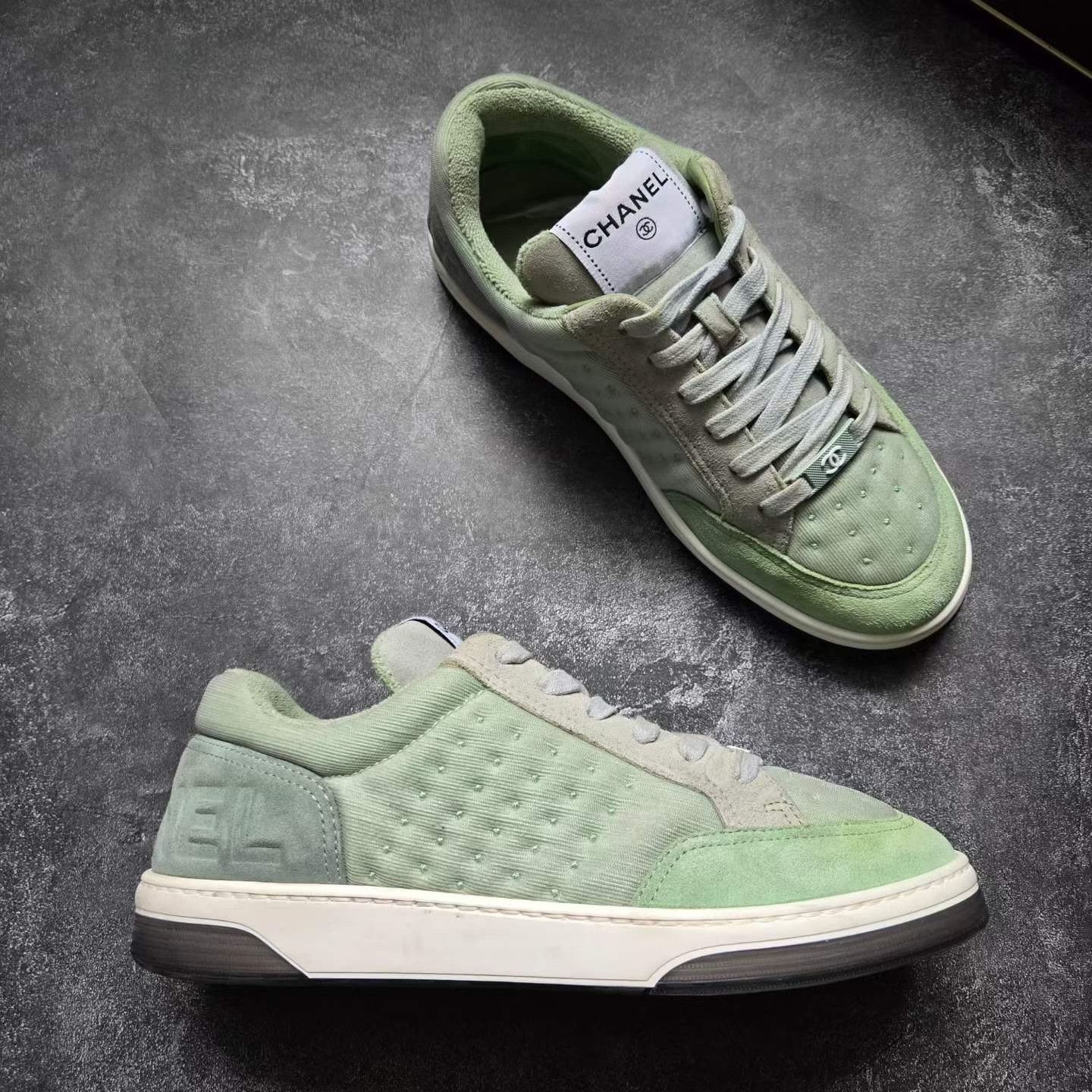Balenciaga Balenciaga Green Lowtop Sneakers 37 Women Size US 6.5 / IT 36.5 - 6 Thumbnail