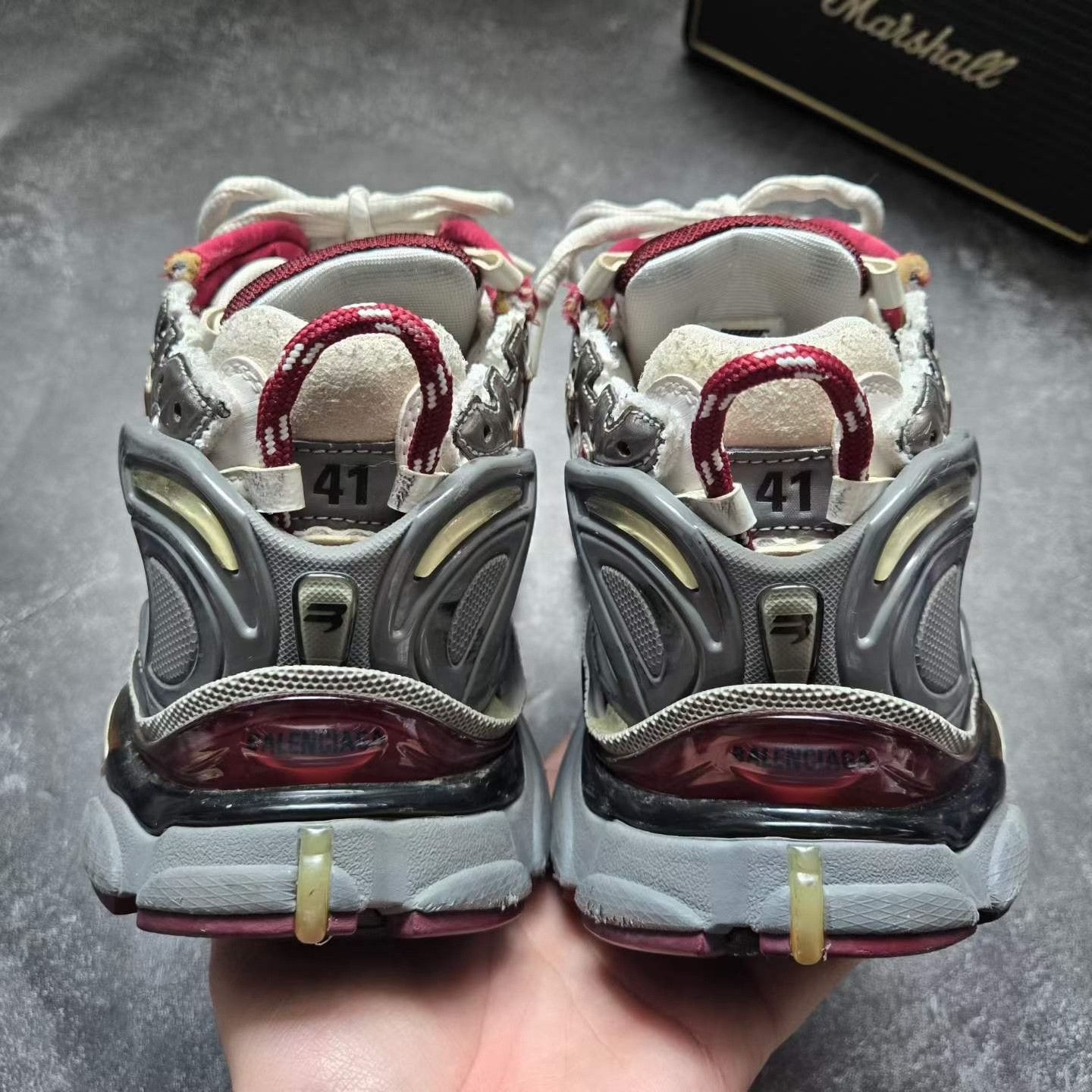 Balenciaga Balenciaga Running Red Lowtop Sneakers 41 Men Size US 8.5 / EU 41-42 - 3 Thumbnail