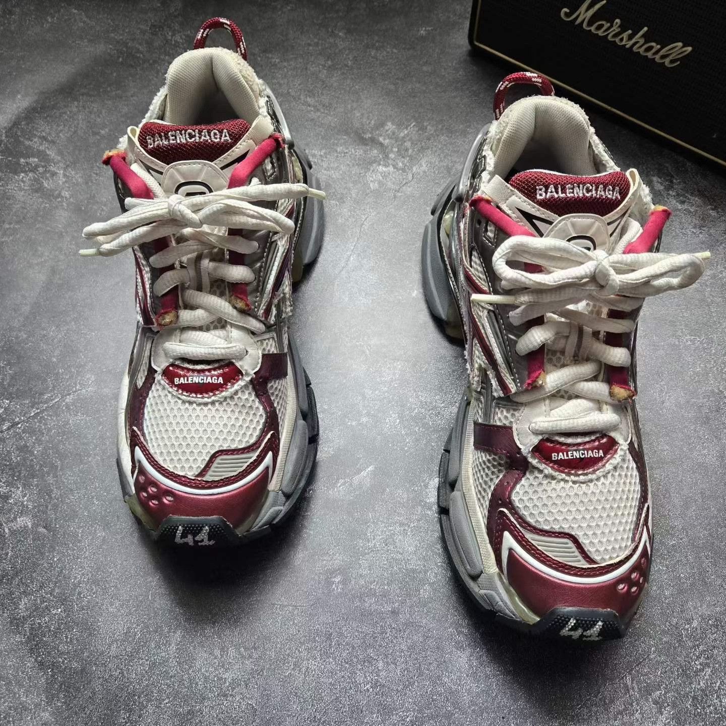 Balenciaga Balenciaga Running Red Lowtop Sneakers 41 Men Size US 8.5 / EU 41-42 - 2 Thumbnail