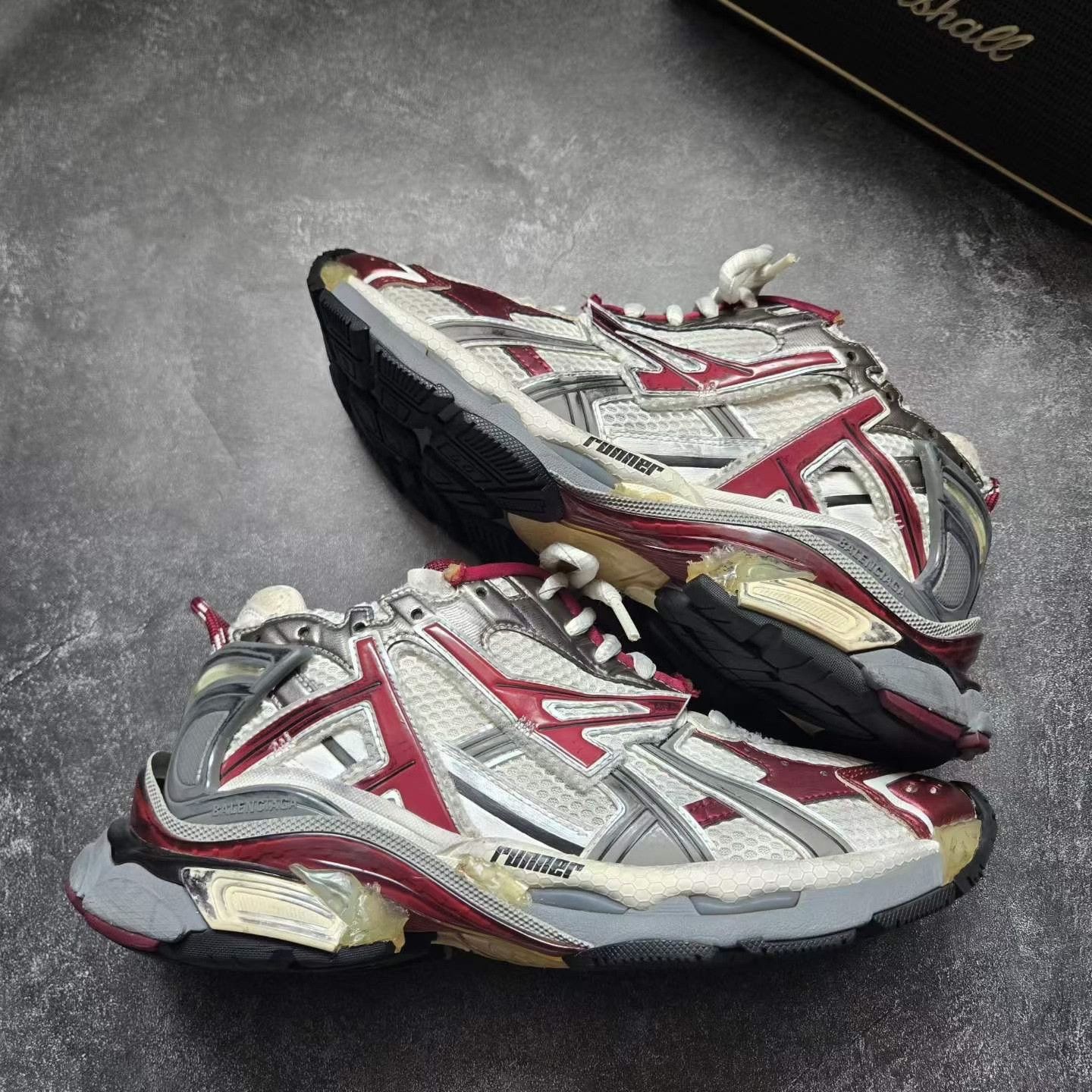 Balenciaga Balenciaga Running Red Lowtop Sneakers 41 Men Size US 8.5 / EU 41-42 - 8 Thumbnail