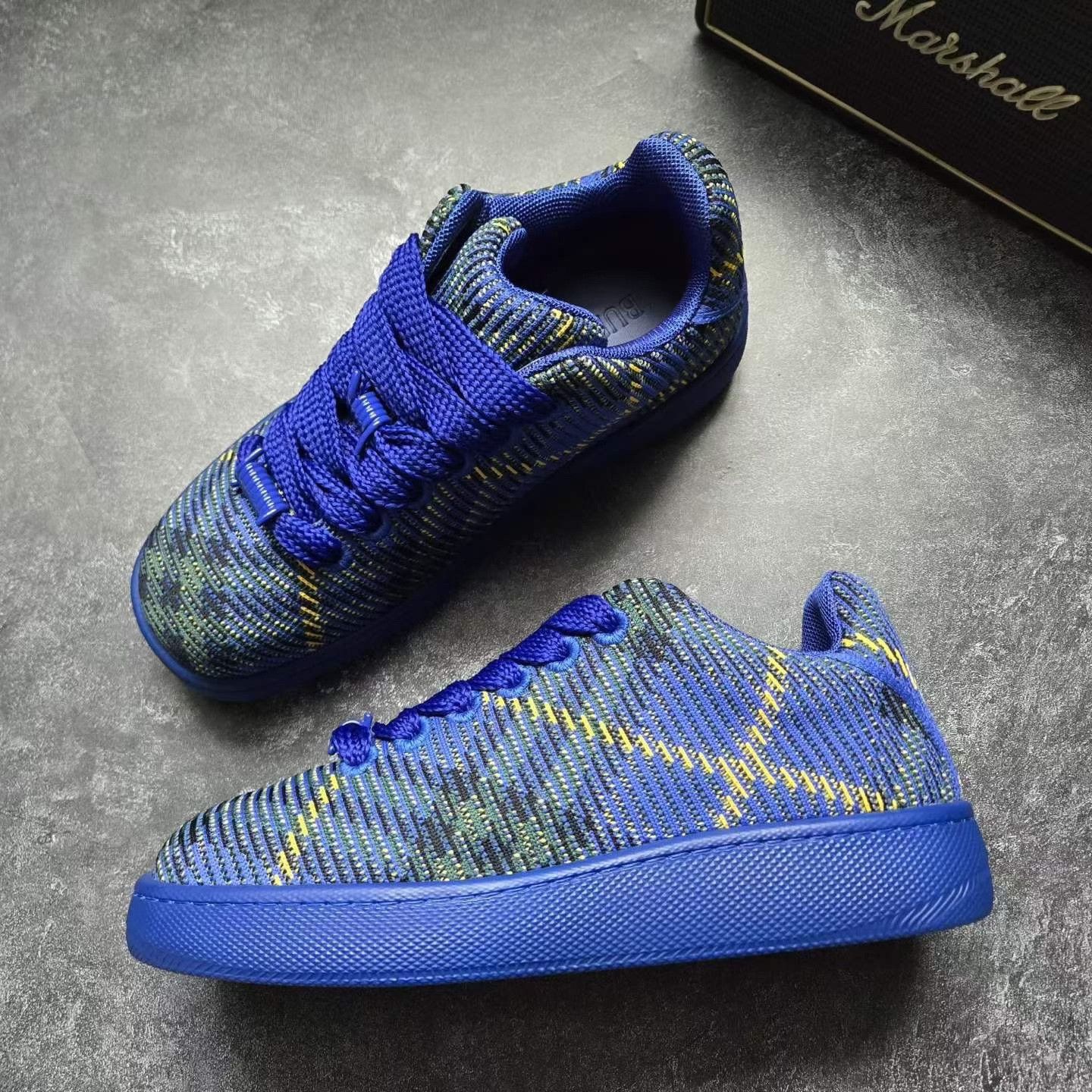 Balenciaga Balenciaga Casual Plaid Gold Lowtop Sneakers 41 Men Size US 8.5 / EU 41-42 - 4 Thumbnail