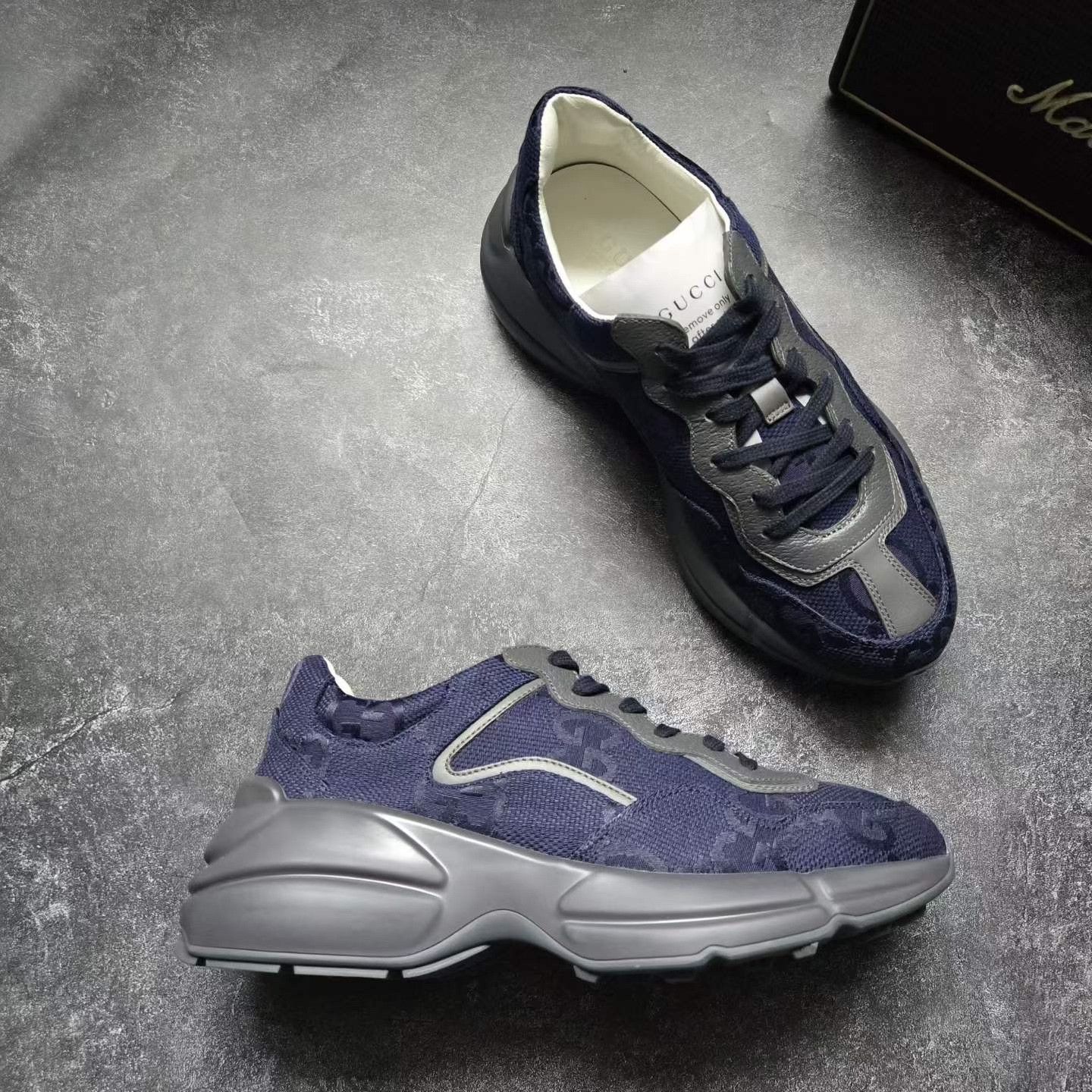 Balenciaga Balenciaga Denim Blue Lowtop Sneakers 40 Men Size US 7.5 / EU 40-41 - 6 Thumbnail