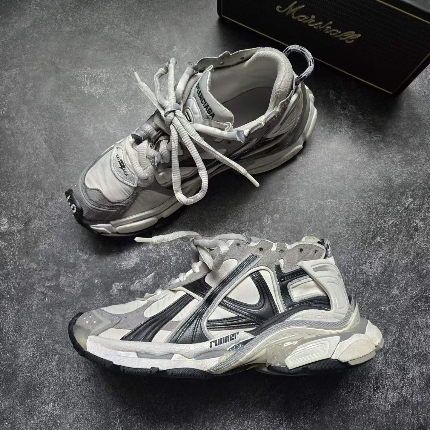 Balenciaga Balenciaga Running Black Lowtop Sneakers 40 Men Size US 7.5 / EU 40-41 - 4 Thumbnail