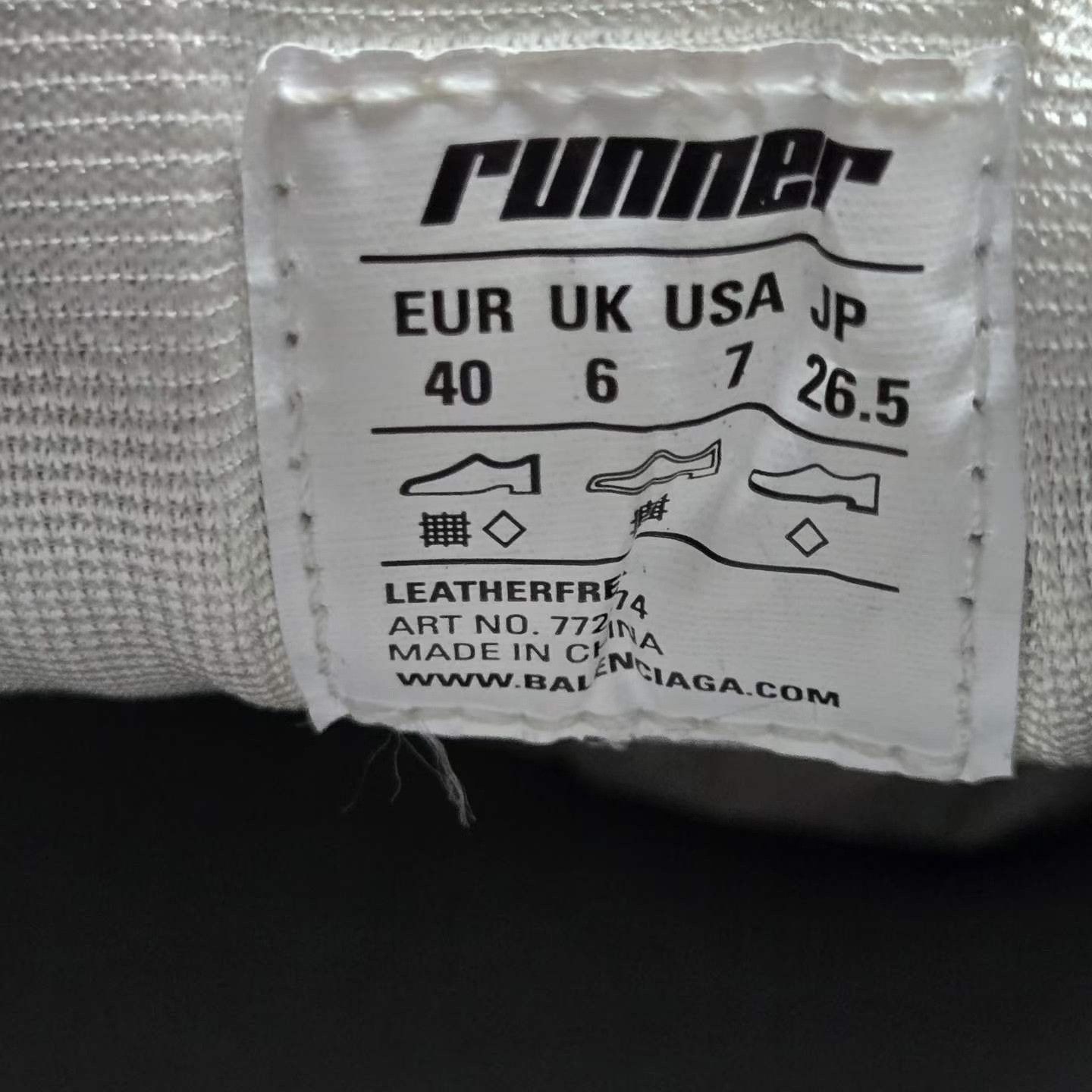 Balenciaga Balenciaga Running Black Lowtop Sneakers 40 Men Size US 7.5 / EU 40-41 - 5 Thumbnail