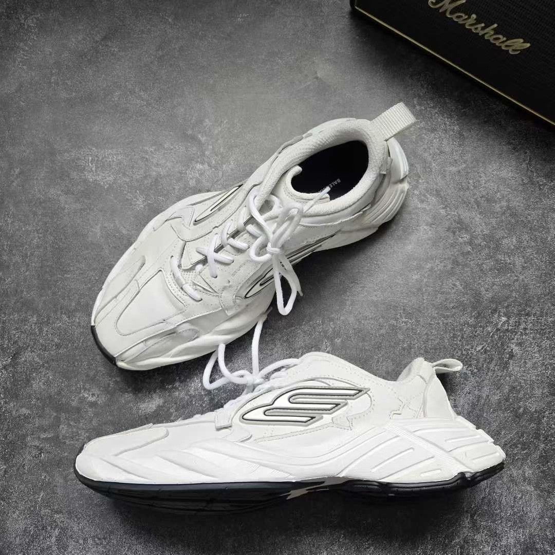 Balenciaga Balenciaga White Lowtop Sneakers 43 Men Size US 10 / EU 43 - 4 Thumbnail