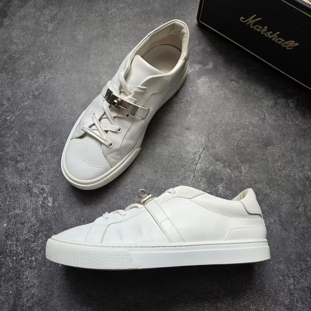 Balenciaga Balenciaga White Lowtop Sneakers 42 Men Size US 9 / EU 42 - 4 Thumbnail