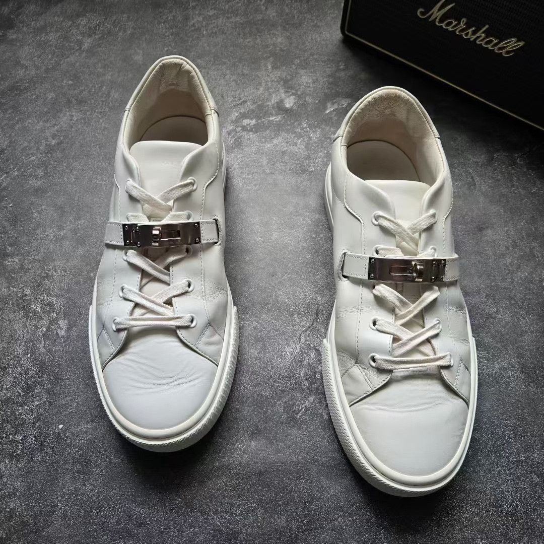 Balenciaga Balenciaga White Lowtop Sneakers 42 Men Size US 9 / EU 42 - 3 Thumbnail