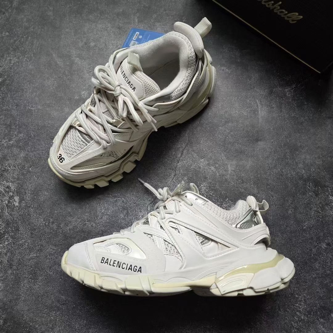 Balenciaga Balenciaga White Lowtop Sneakers 36 Women Size US 6 / IT 36 - 4 Thumbnail