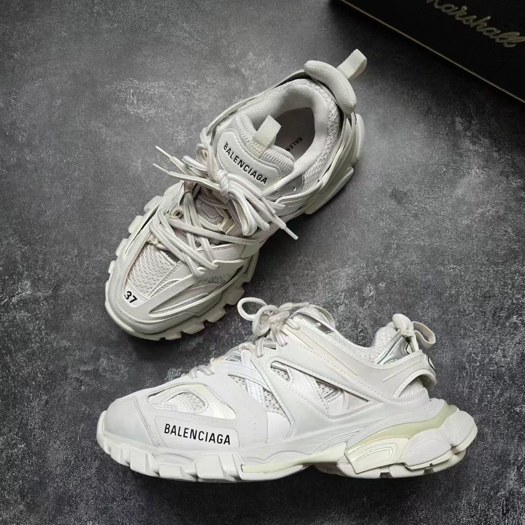 Balenciaga Balenciaga White Lowtop Sneakers 37 Women Size US 6.5 / IT 36.5 - 4 Thumbnail