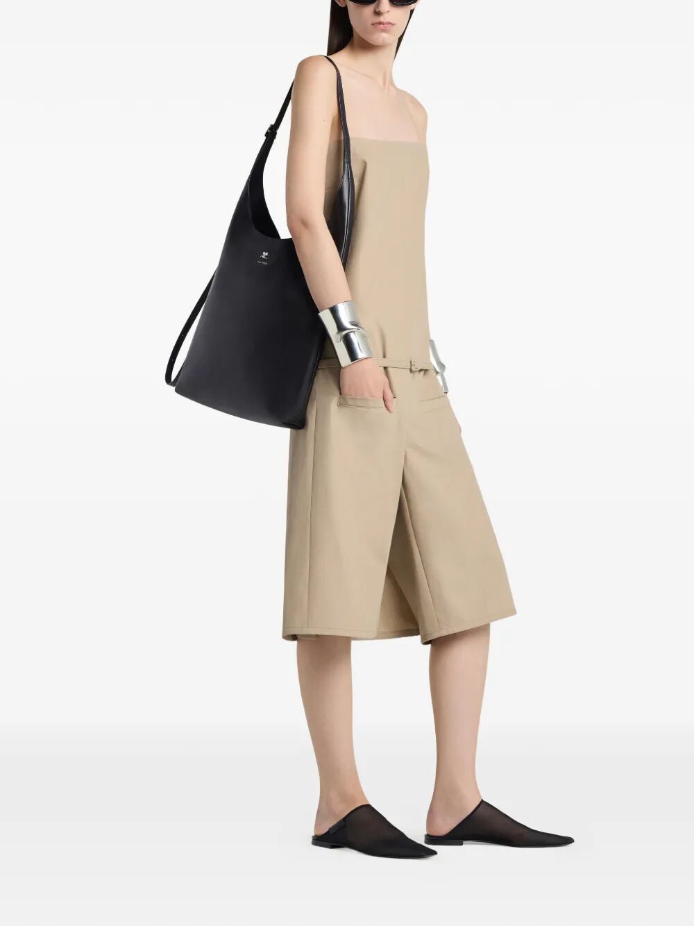 Courreges LARGE "MELT" LEATHER TOTE BAG Size ONE SIZE - 4 Thumbnail