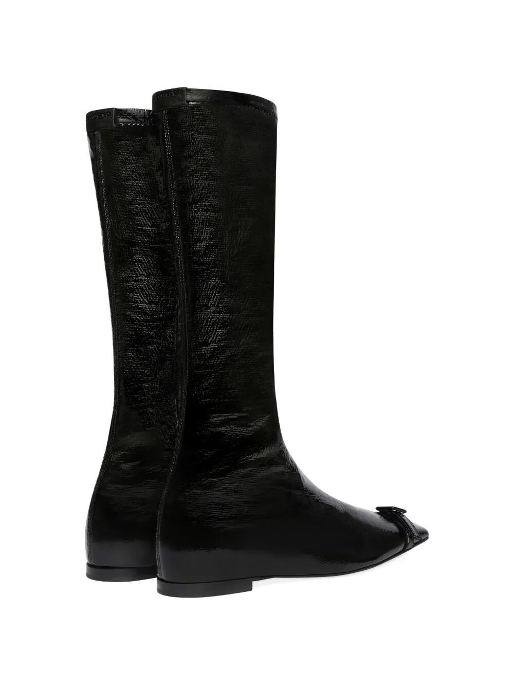 Courreges "FLAT BUCKLE" VINYL BOOTS Size US 10 / IT 40 - 2 Thumbnail