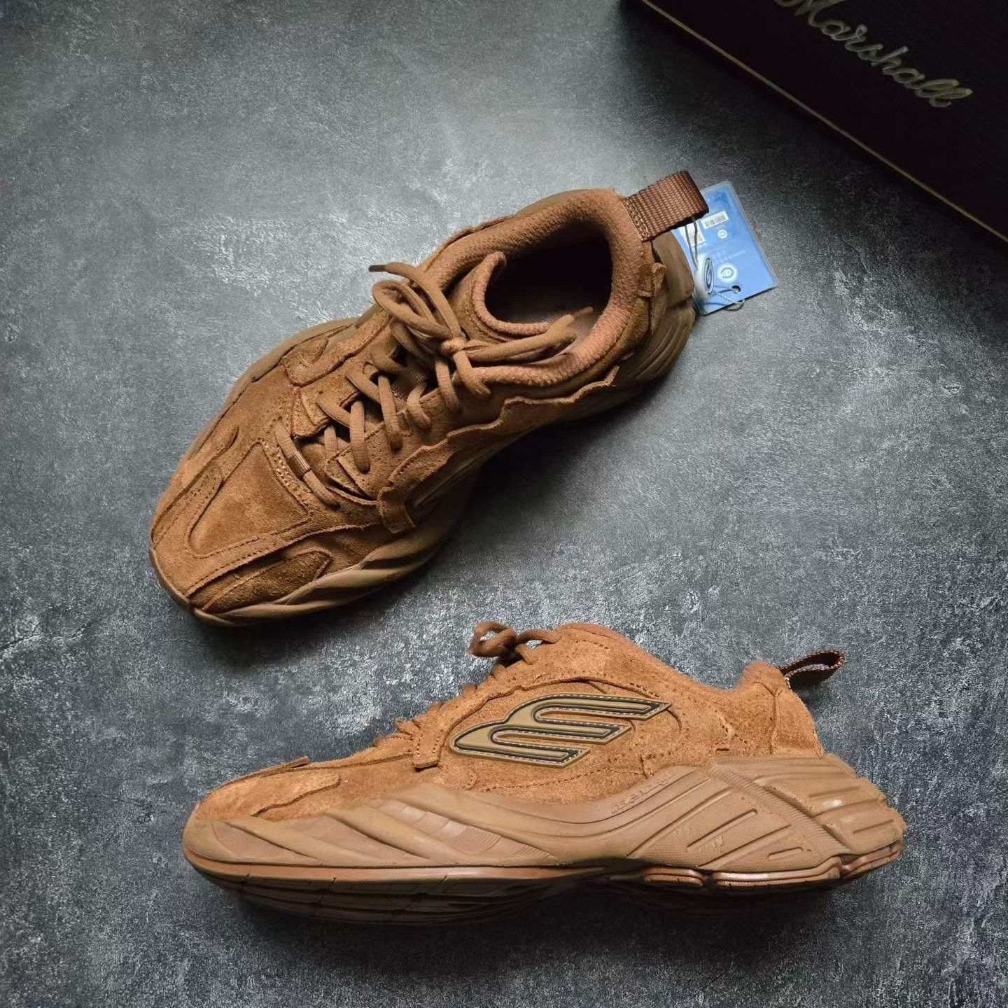 Balenciaga Balenciaga Suede Brown Lowtop Sneakers 37 Women Size US 6.5 / IT 36.5 - 4 Thumbnail