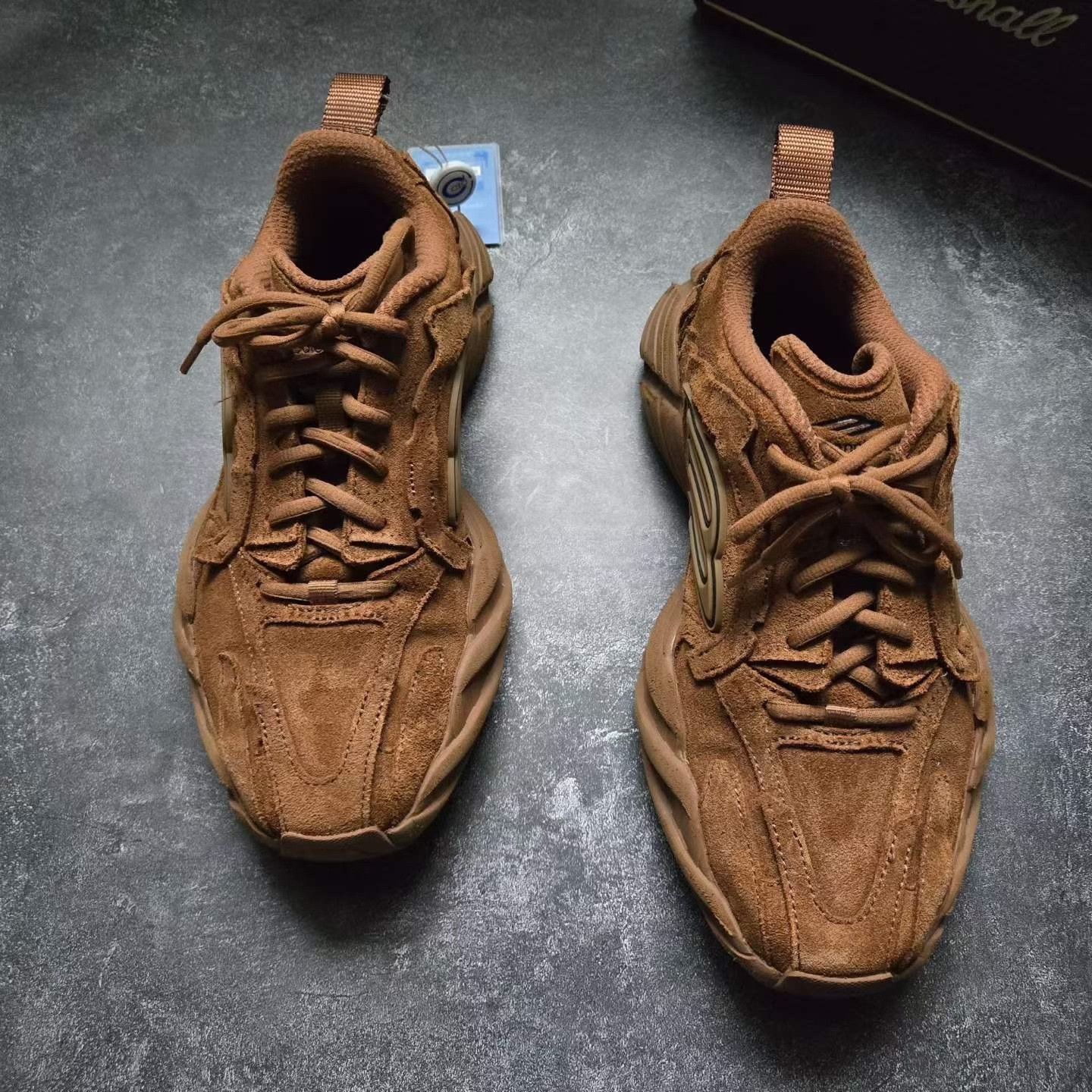 Balenciaga Balenciaga Suede Brown Lowtop Sneakers 37 Women Size US 6.5 / IT 36.5 - 2 Thumbnail