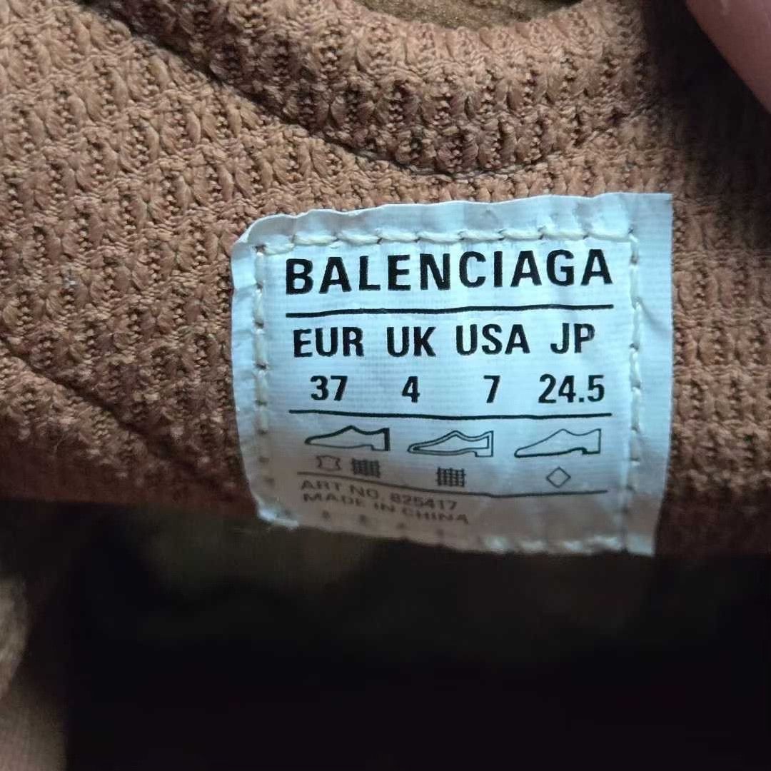 Balenciaga Balenciaga Suede Brown Lowtop Sneakers 37 Women Size US 6.5 / IT 36.5 - 5 Thumbnail