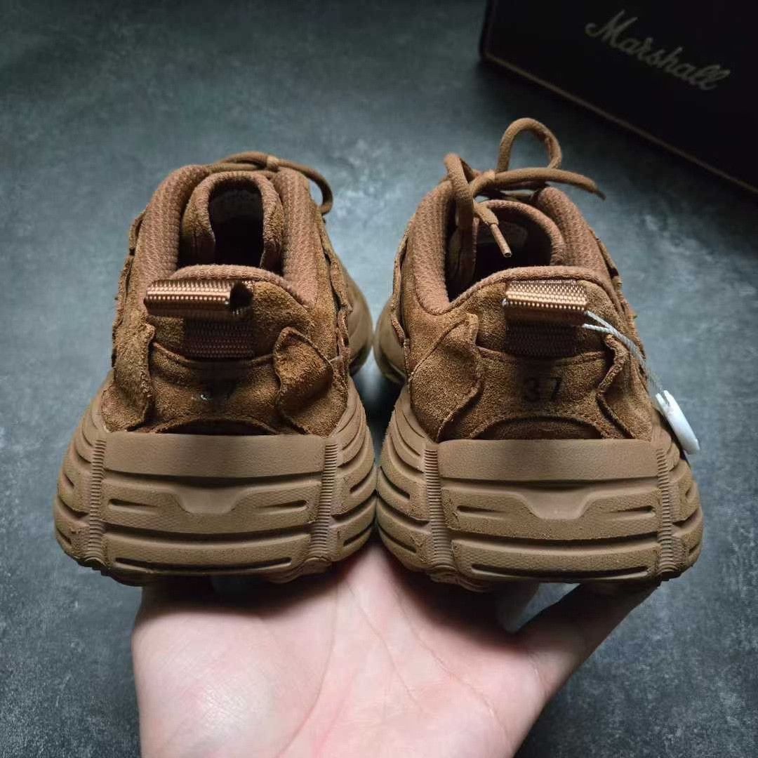 Balenciaga Balenciaga Suede Brown Lowtop Sneakers 37 Women Size US 6.5 / IT 36.5 - 3 Thumbnail