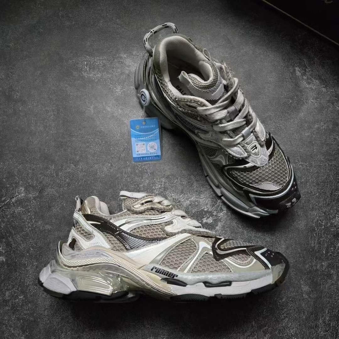 Balenciaga Balenciaga Running Multi Lowtop Sneakers 37 Women Size US 6.5 / IT 36.5 - 6 Thumbnail