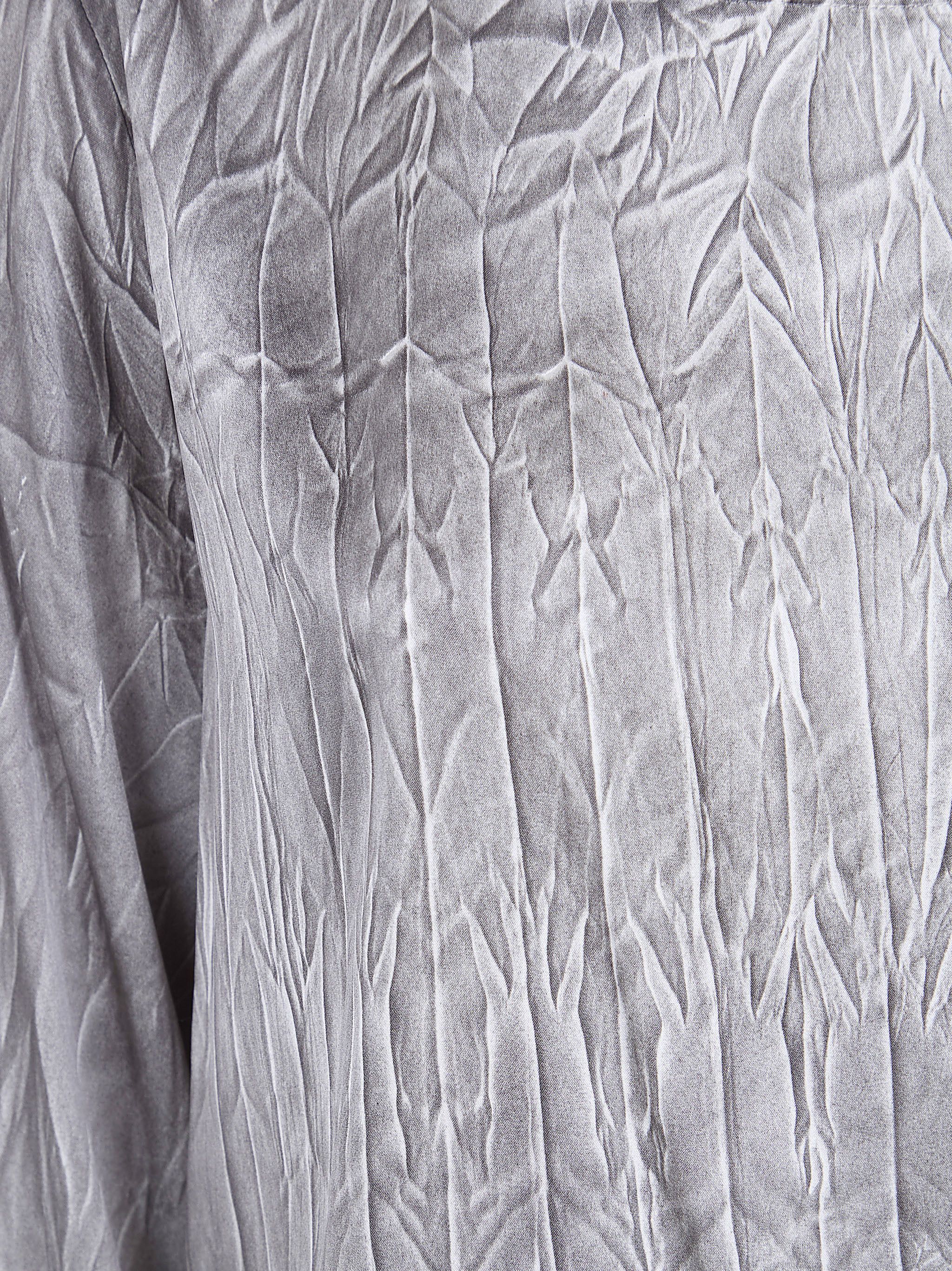 Avant Toi CRUMPLED EFFECT STRETCH SILK BLOUSE Size S / US 4 / IT 40 - 3 Thumbnail