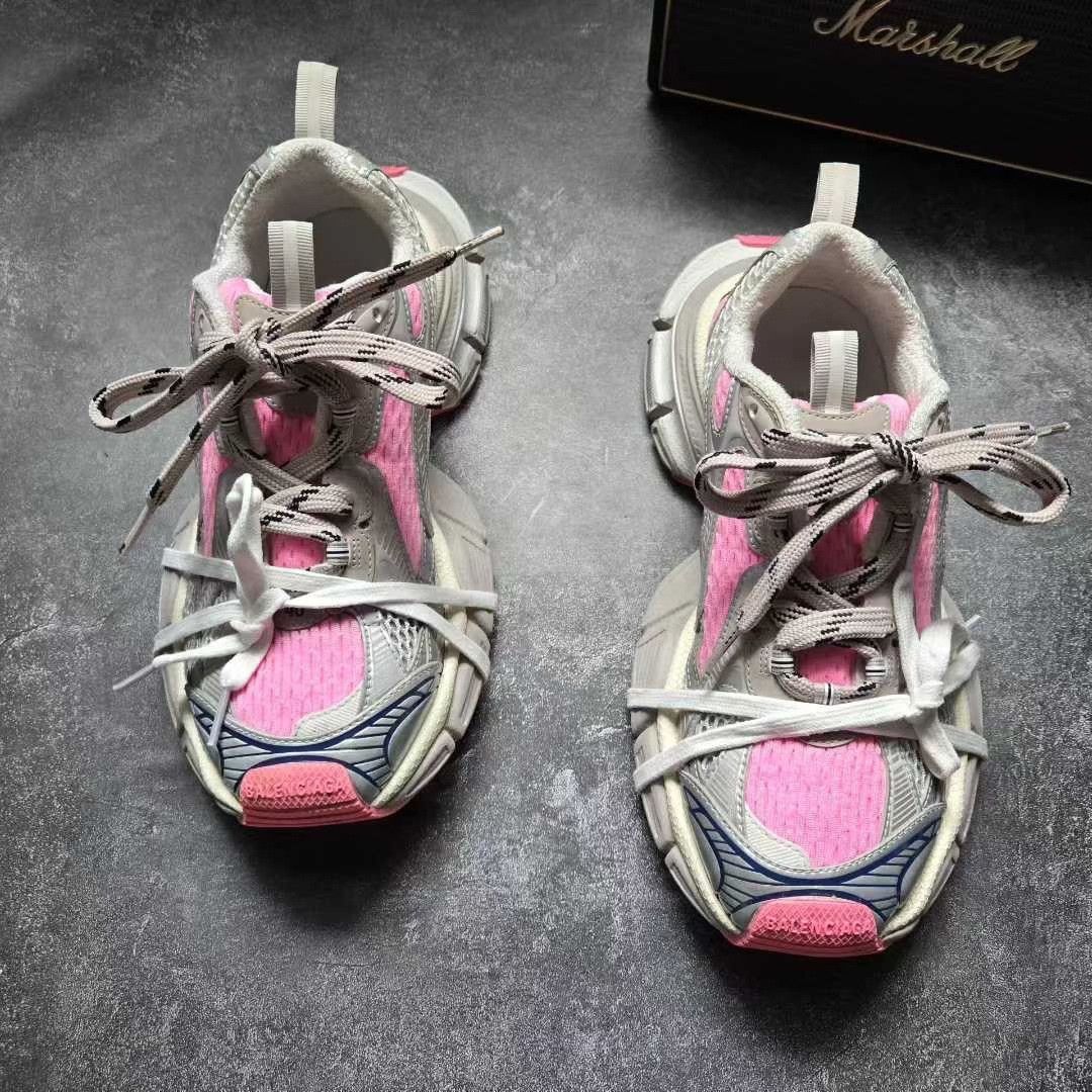 Balenciaga Balenciaga Pink Lowtop Sneakers XXXL Men Size US 10 / EU 43 - 2 Thumbnail