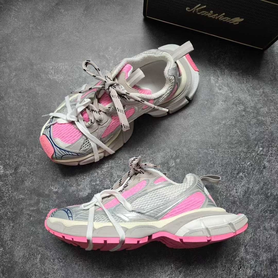 Balenciaga Balenciaga Pink Lowtop Sneakers XXXL Men Size US 10 / EU 43 - 4 Thumbnail
