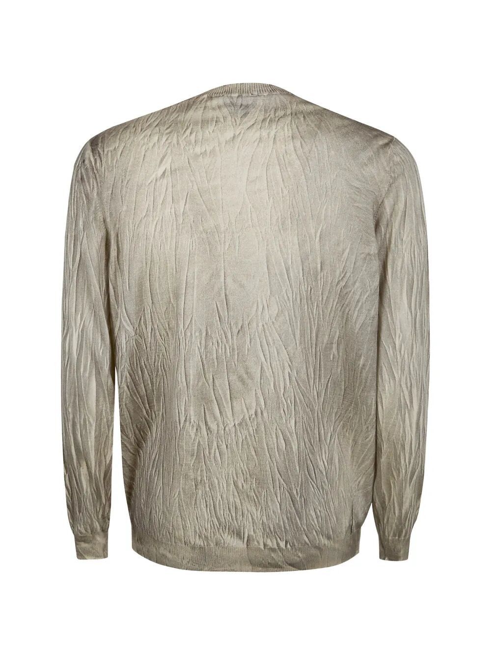Avant Toi "FLAUBERT" CRUMPLED EFFECT CASHMERE AND SILK COMFORT PULLOVER Size US M / EU 48-50 / 2 - 5 Thumbnail