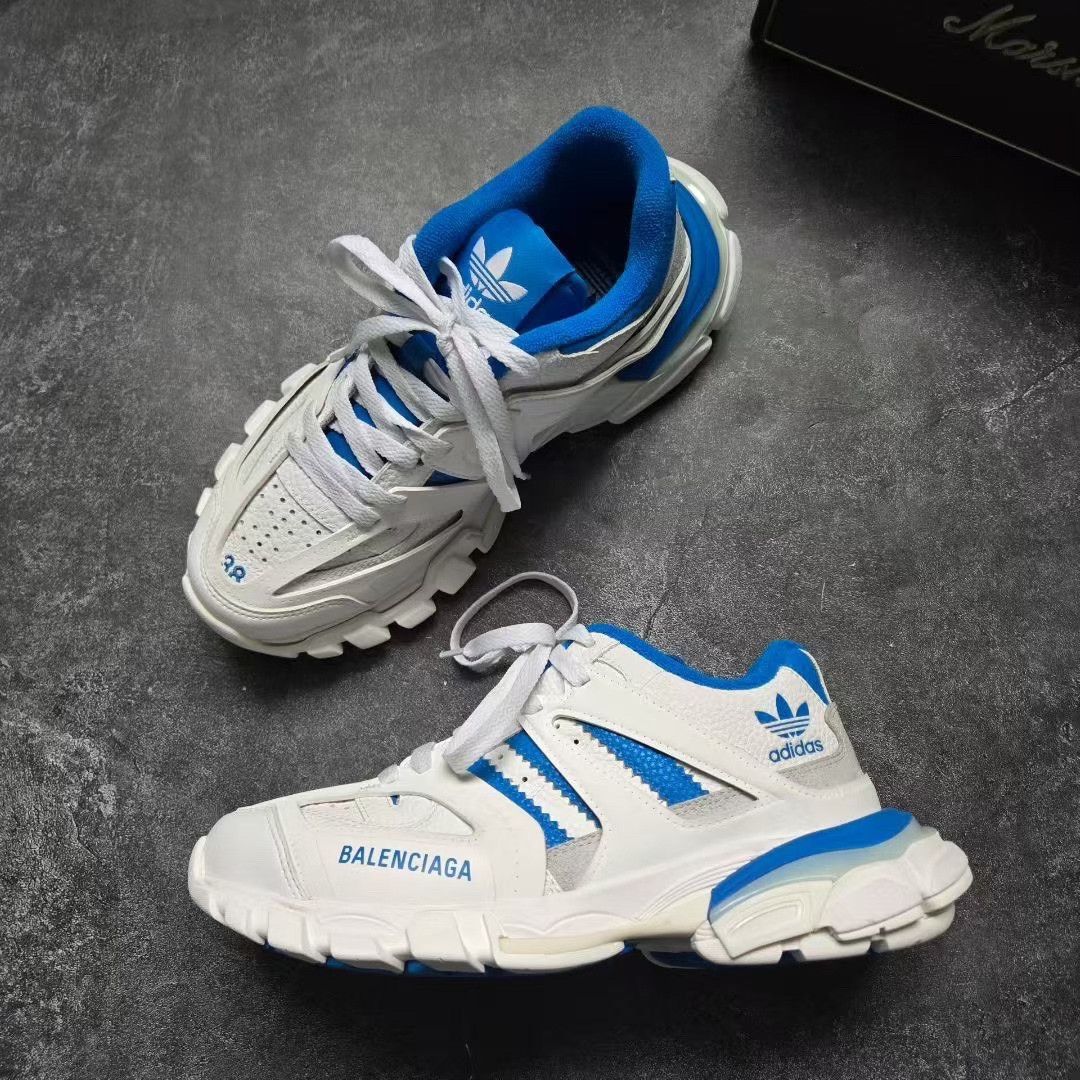 Balenciaga Balenciaga Collab Blue Lowtop Sneakers 38 Men Size US 6 / EU 39 - 4 Thumbnail