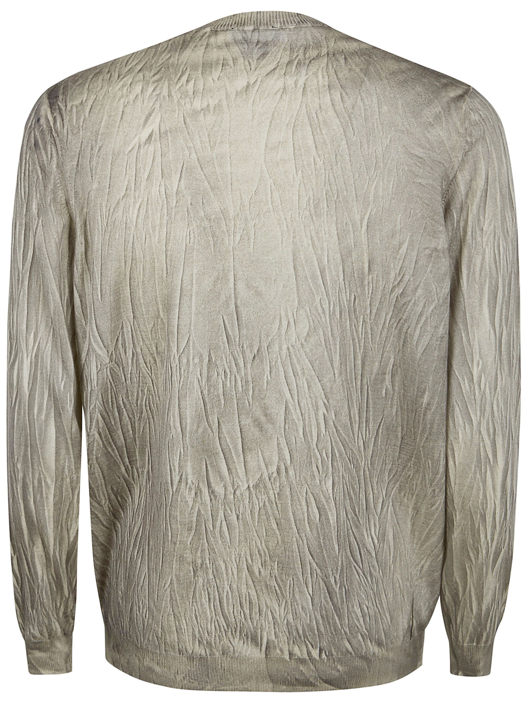 Avant Toi "FLAUBERT" CRUMPLED EFFECT CASHMERE AND SILK COMFORT PULLOVER Size US XL / EU 56 / 4 - 2 Thumbnail