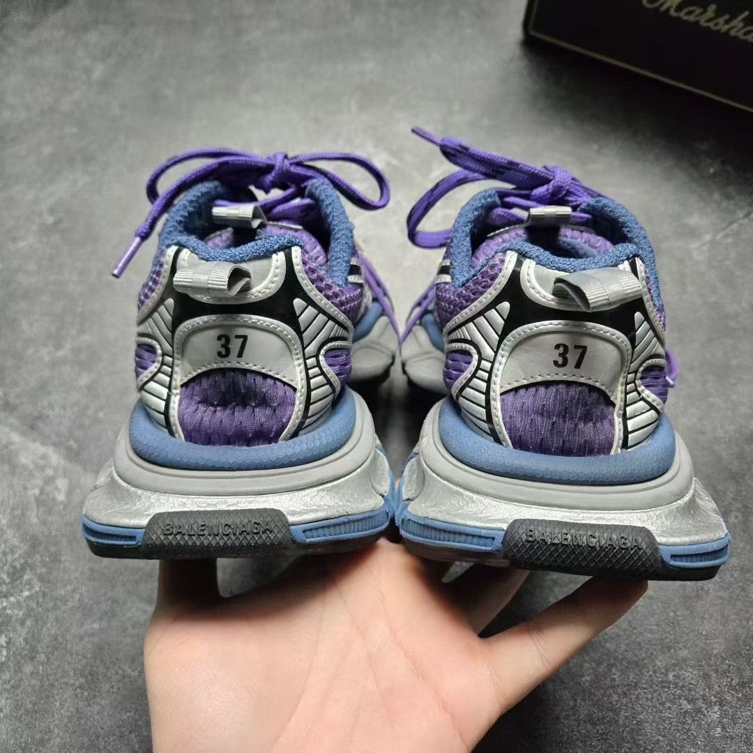 Balenciaga Balenciaga Tie-Dye Gradient Multi Lowtop Sneakers XXXL Women Size US 8 / IT 38 - 3 Thumbnail