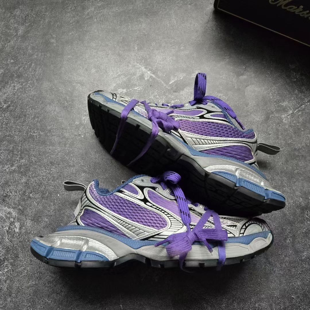 Balenciaga Balenciaga Tie-Dye Gradient Multi Lowtop Sneakers XXXL Women Size US 8 / IT 38 - 8 Thumbnail
