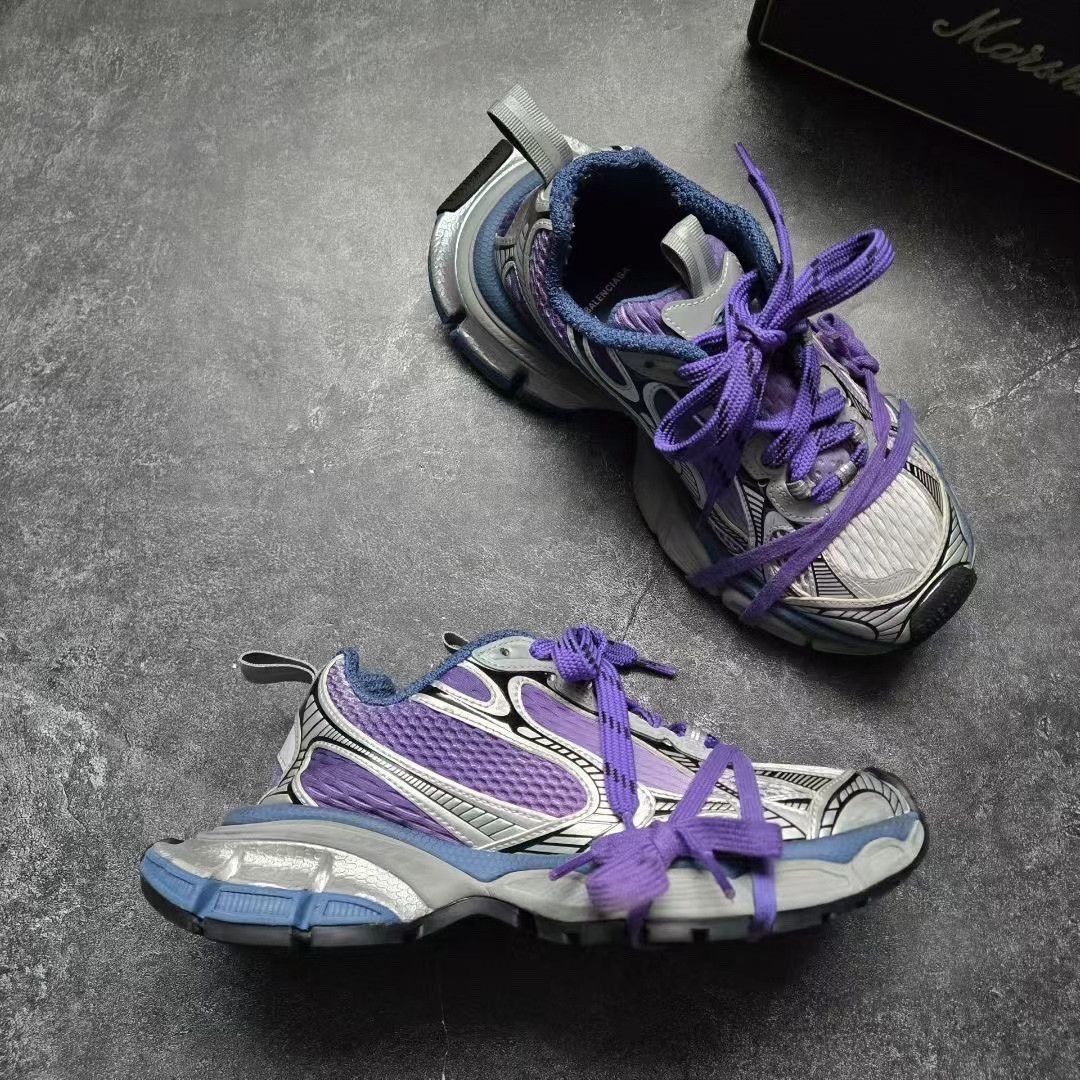 Balenciaga Balenciaga Tie-Dye Gradient Multi Lowtop Sneakers XXXL Women Size US 8 / IT 38 - 6 Thumbnail