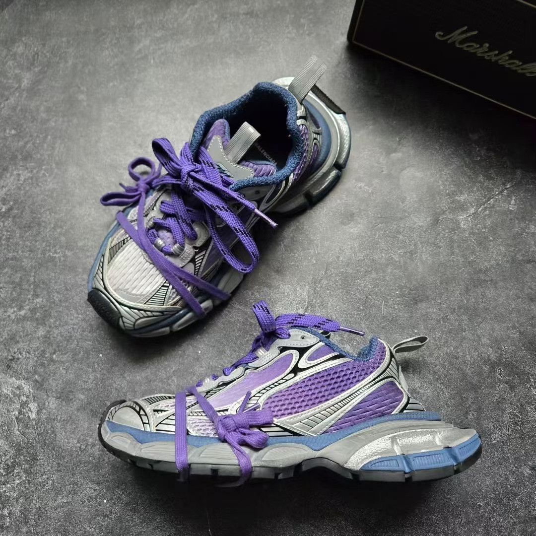 Balenciaga Balenciaga Tie-Dye Gradient Multi Lowtop Sneakers XXXL Women Size US 8 / IT 38 - 4 Thumbnail