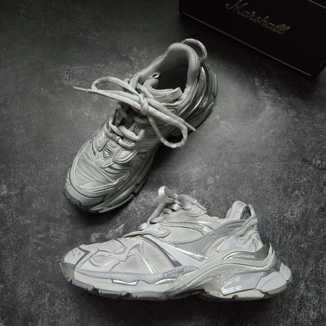 Balenciaga Balenciaga Running Multi Lowtop Sneakers 38 Women Size US 7.5 / IT 37.5 - 4 Thumbnail
