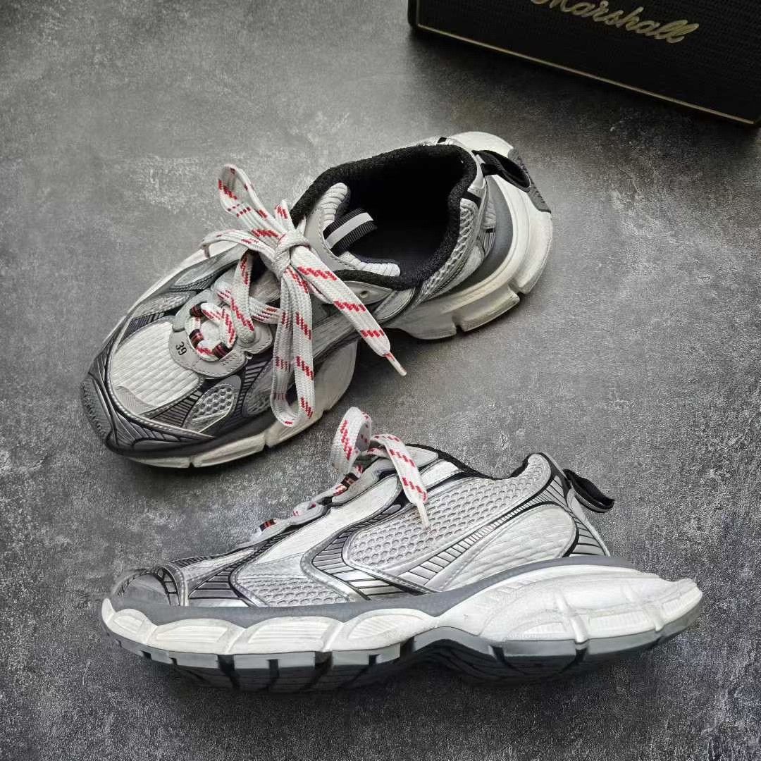 Balenciaga Balenciaga Gray Lowtop Sneakers XXXL Men Size US 10 / EU 43 - 4 Thumbnail