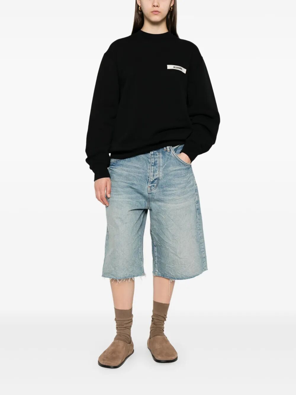 Jacquemus "LE SWEATSHIRT GROS GRAIN" ROUND NECK SWEATSHIRT Size US XL / EU 56 / 4 - 5 Thumbnail