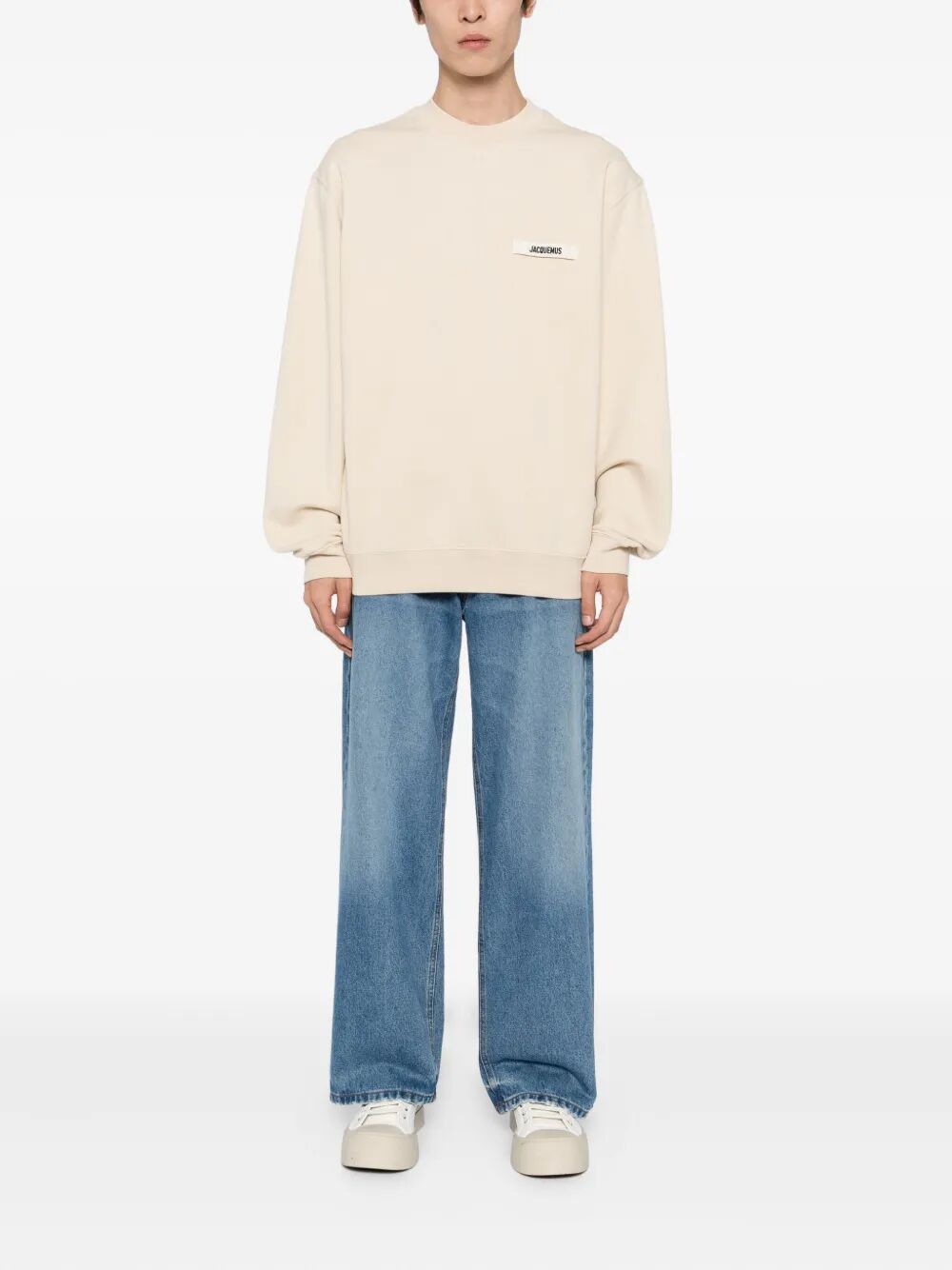 Jacquemus "LE SWEATSHIRT GROS GRAIN" ROUND NECK SWEATSHIRT Size US XL / EU 56 / 4 - 3 Thumbnail