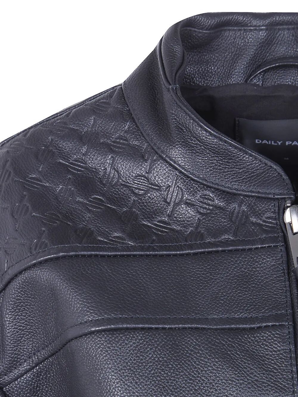 Daily Paper "STRUCTURED" LEATHER JACKET Size US L / EU 52-54 / 3 - 5 Thumbnail
