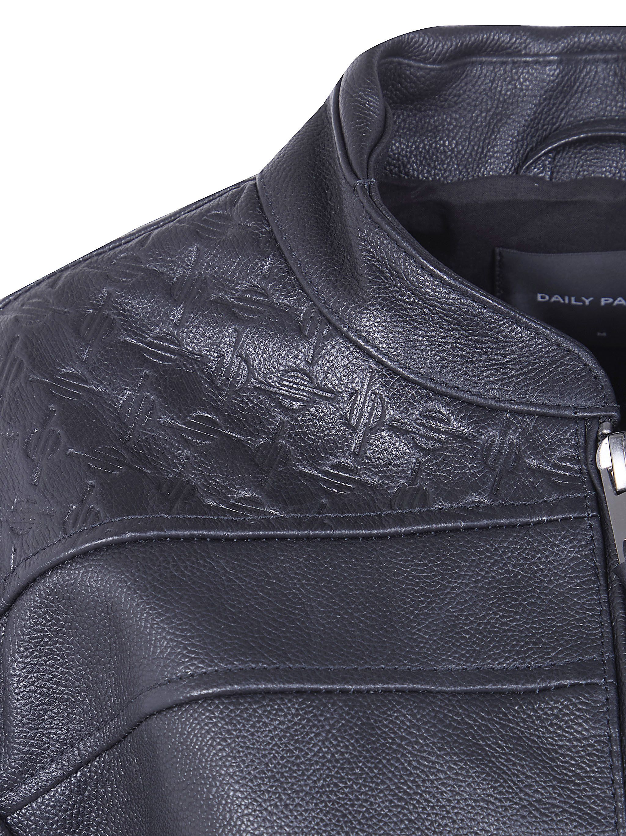 Daily Paper "STRUCTURED" LEATHER JACKET Size US L / EU 52-54 / 3 - 3 Thumbnail