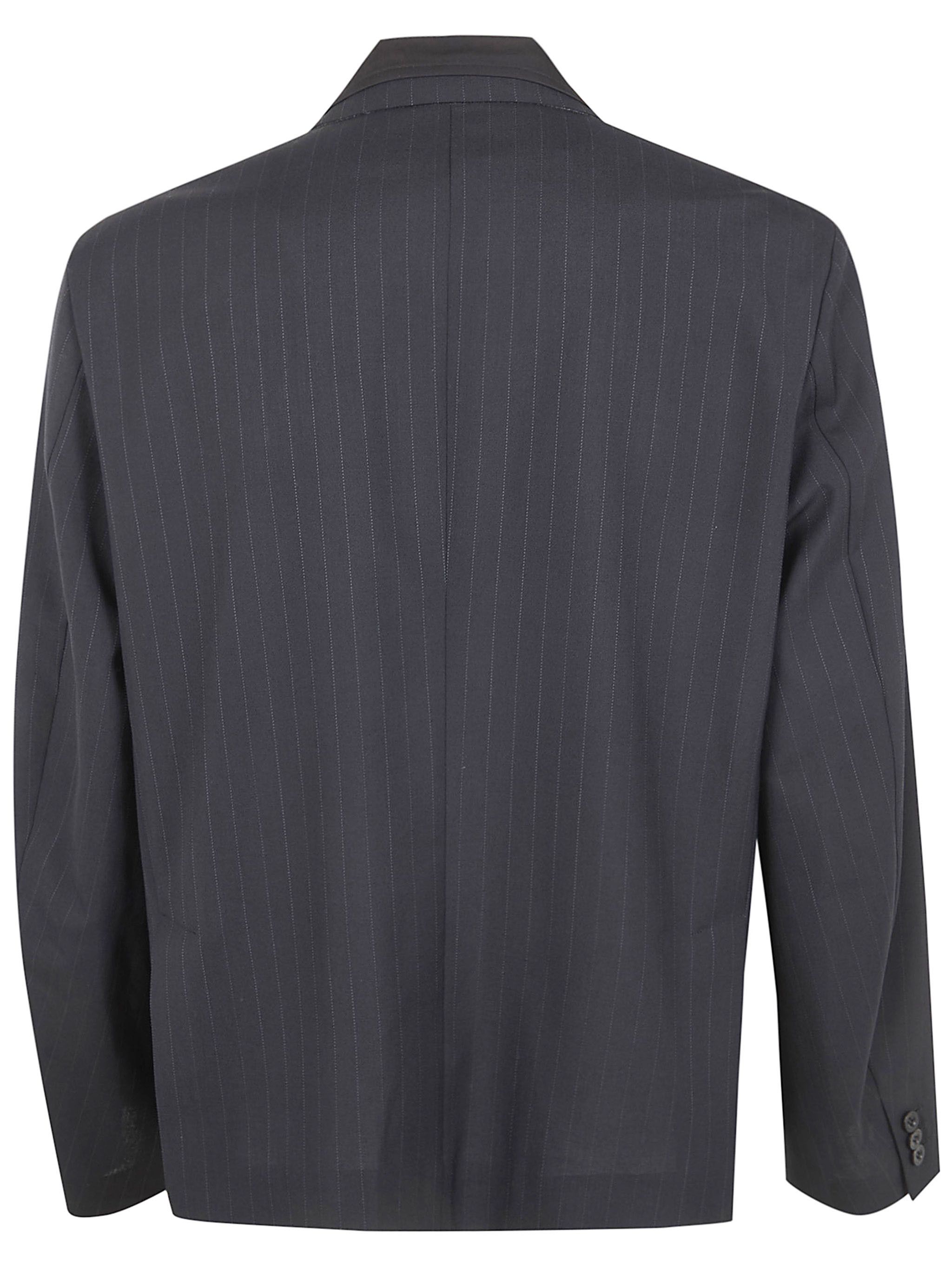Sacai CHALK STRIPE JACKET Size US M / EU 48-50 / 2 - 2 Thumbnail