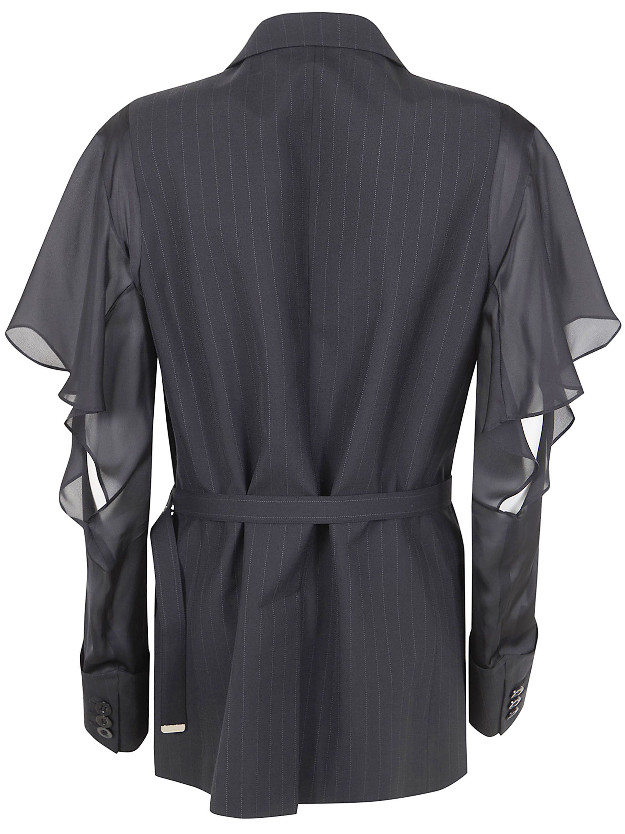Sacai CHALK STRIPE JACKET Size L / US 10 / IT 46 - 7 Thumbnail