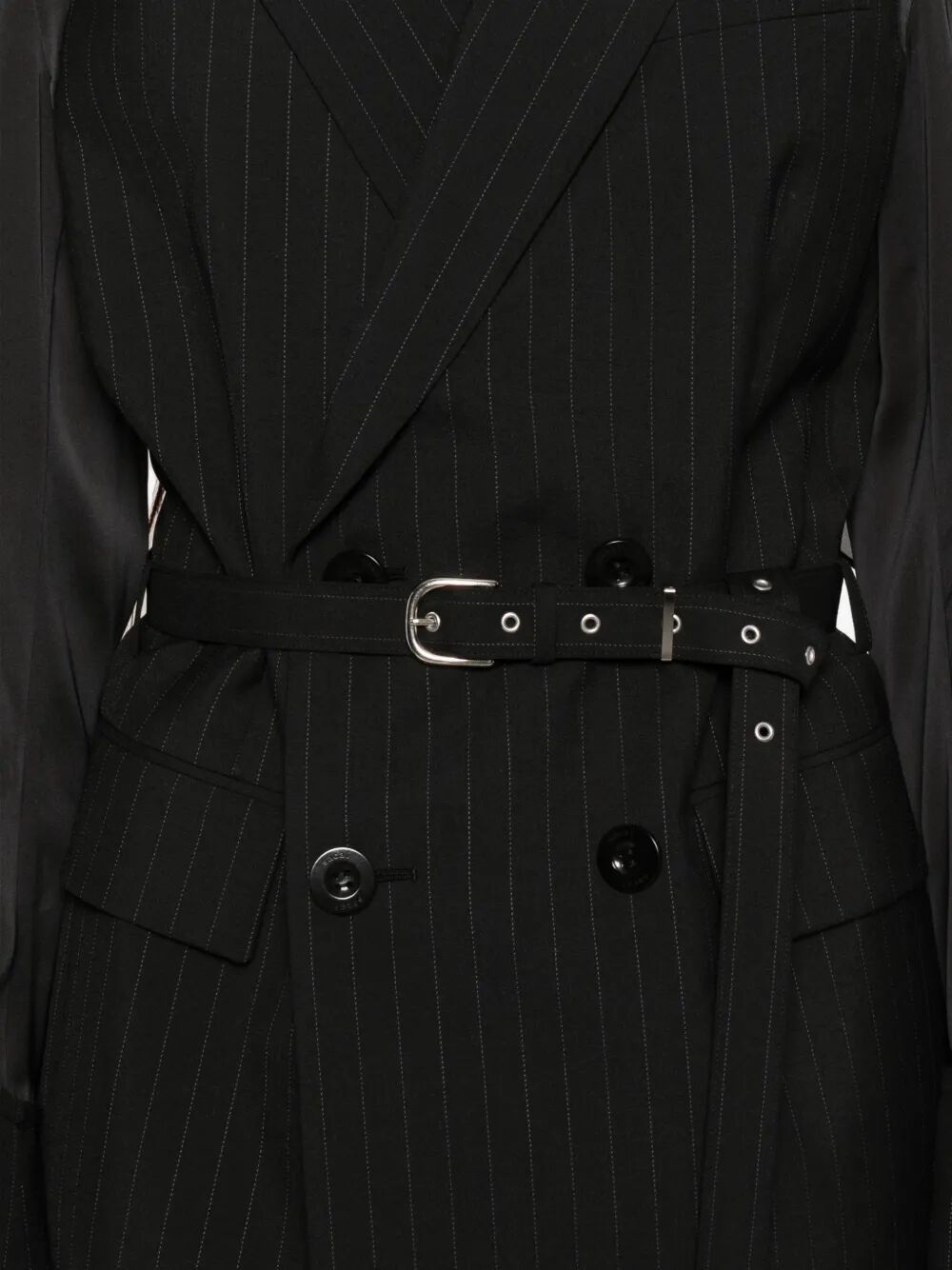 Sacai CHALK STRIPE JACKET Size L / US 10 / IT 46 - 2 Thumbnail