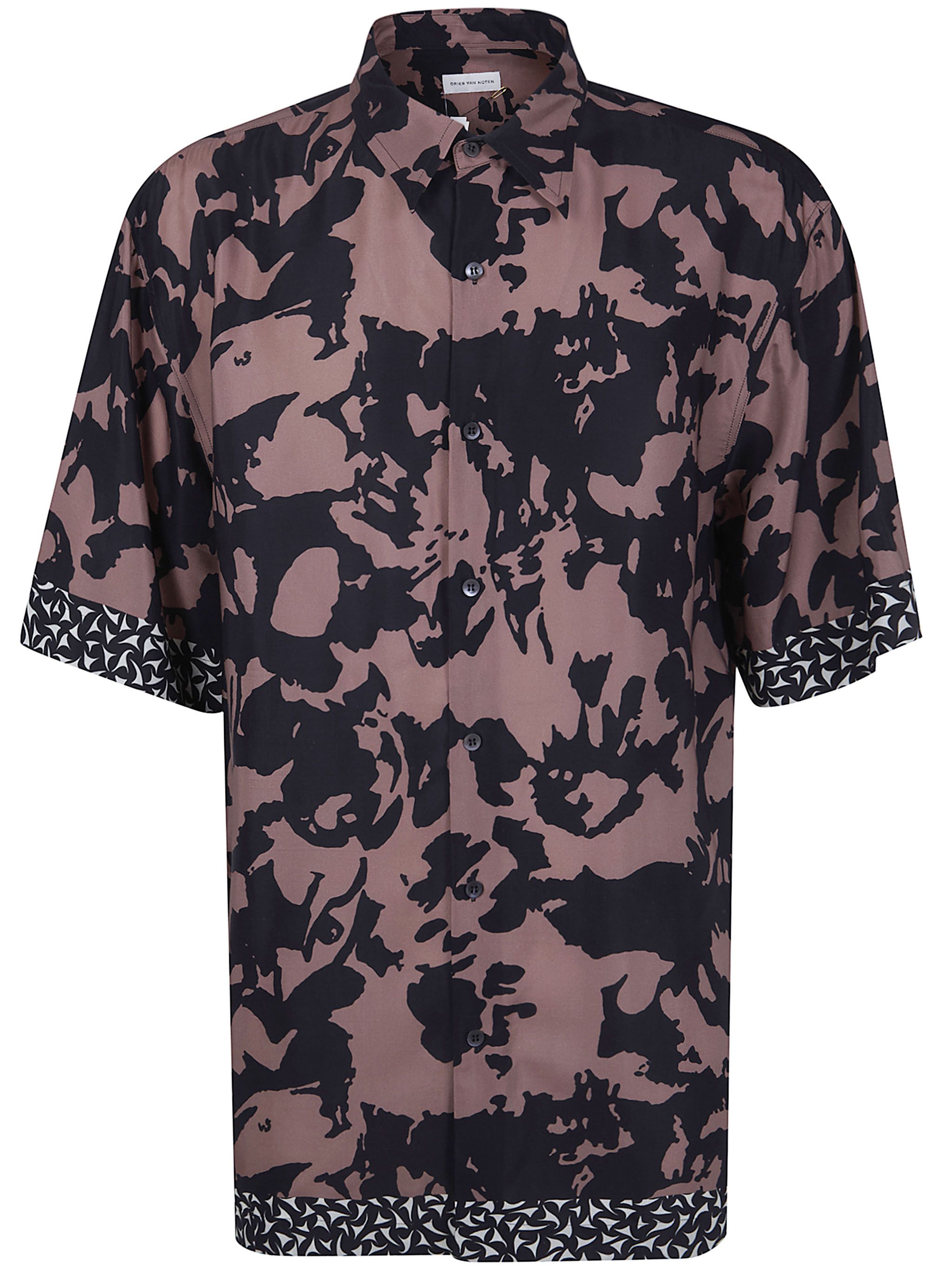 Dries Van Noten "CASSIDYE" SHORT SLEEVES PRINT SHIRT Size US M / EU 48-50 / 2 - 4 Thumbnail